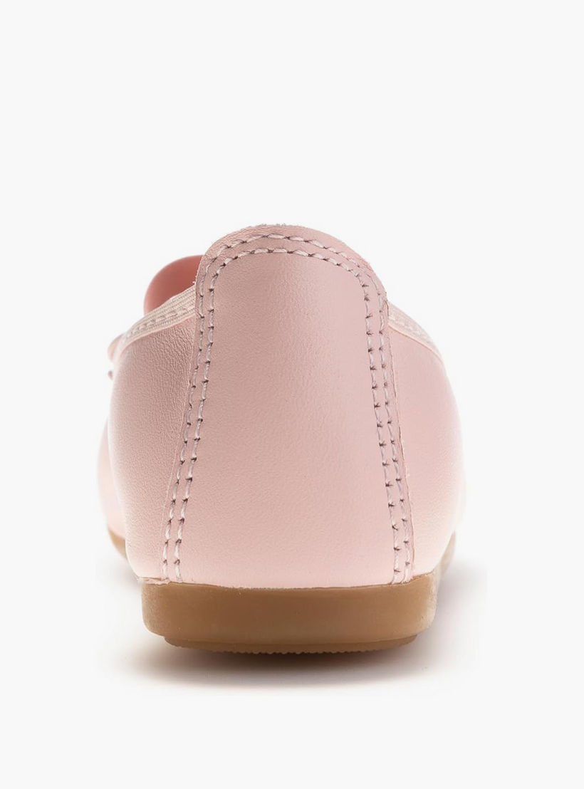 حذاء باليرينا بإغلاق شريط مطاطي وزينة فيونكة للبنات من بابلوسكي - 357970-girls-shoes-ballerinas-image-4