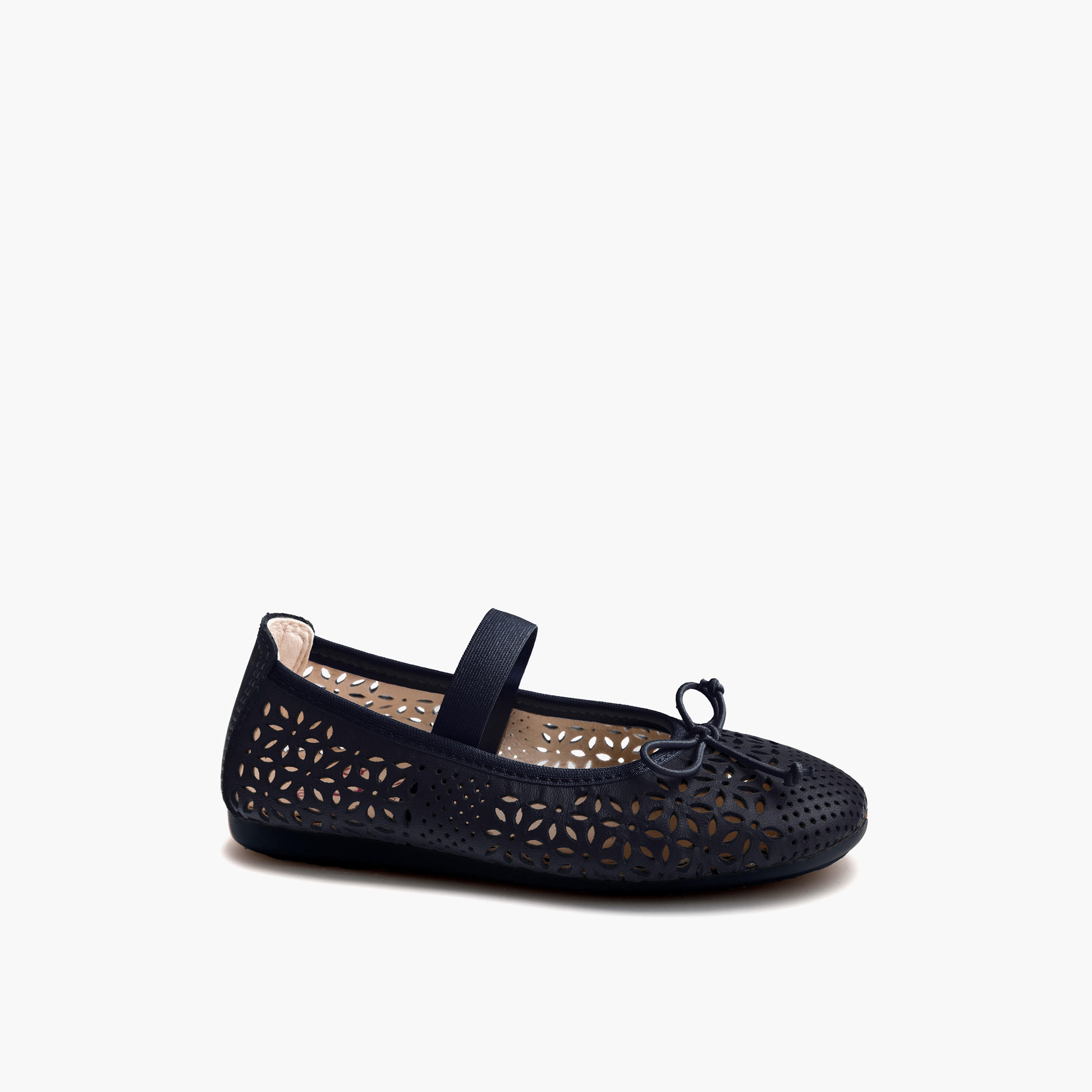 Pablosky Girls Leather Ballerina Shoes-girls-shoes-ballerinas-image-1
