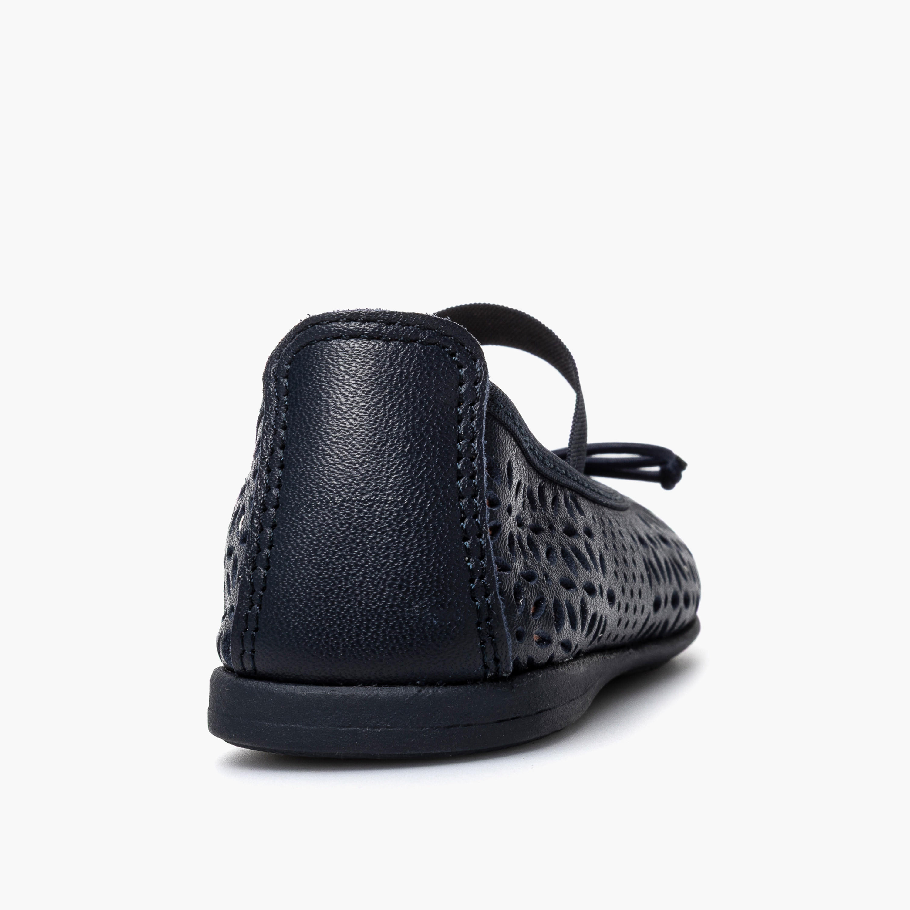 Pablosky Girls Leather Ballerina Shoes-girls-shoes-ballerinas-image-3