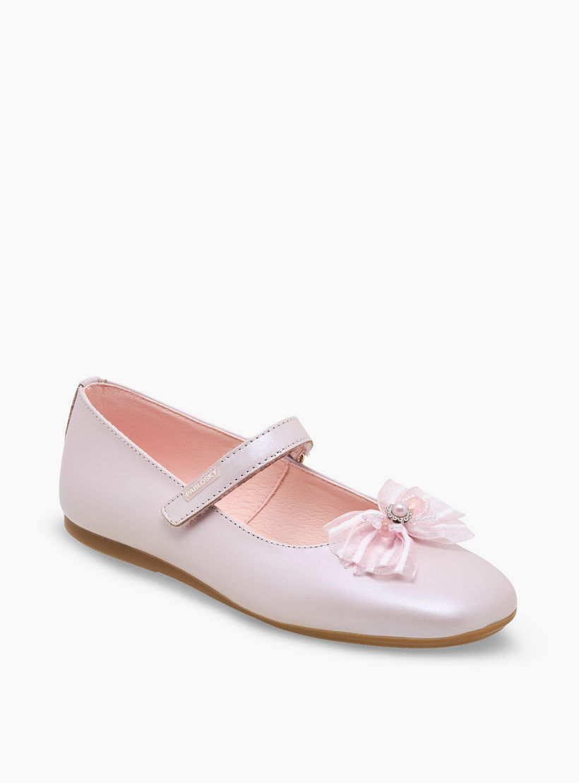 حذاء ماري جين بفيونكة للبنات من بابلوسكي-girls-shoes-maryjanes-image-2
