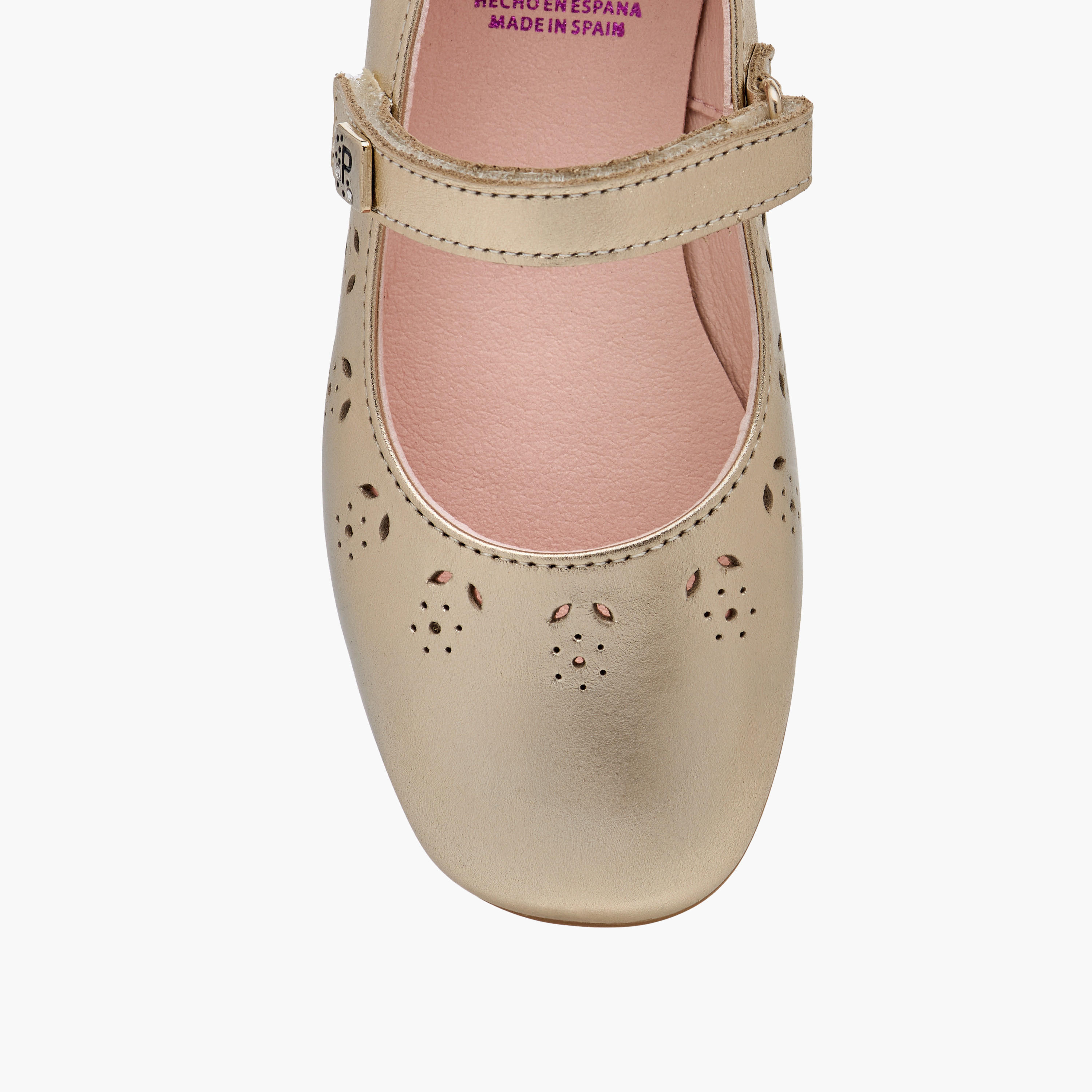 Pablosky Girls' Cut-Out Detail Mary Jane Shoes with Hook and Loop Closure-girls-shoes-maryjanes-image-6