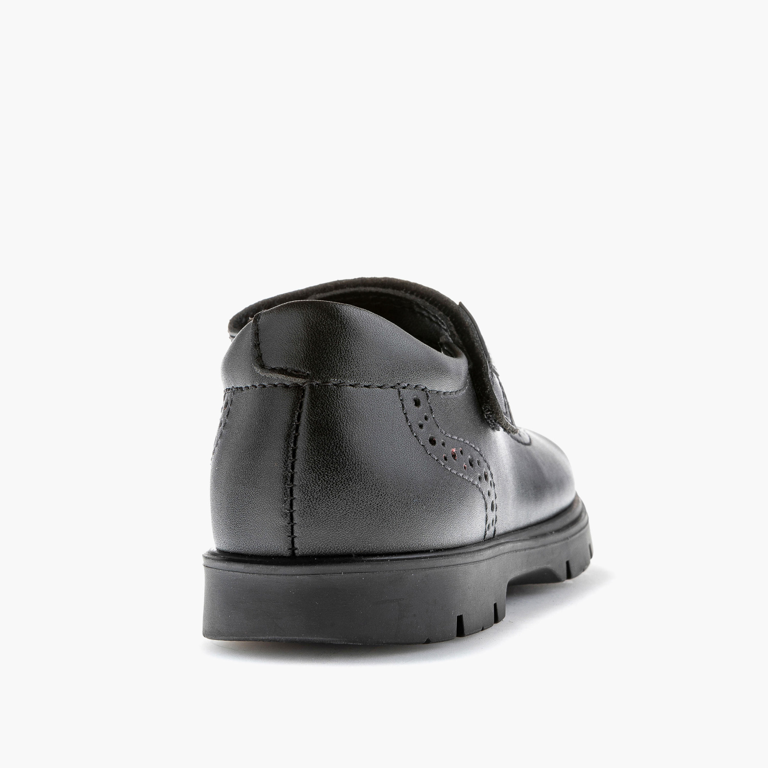 حذاء ماري جين مدرسي بشريط إغلاق لاصق وطبعات شعار للبنات من بابلوسكي - 360015-girls-shoes-maryjanes-image-3
