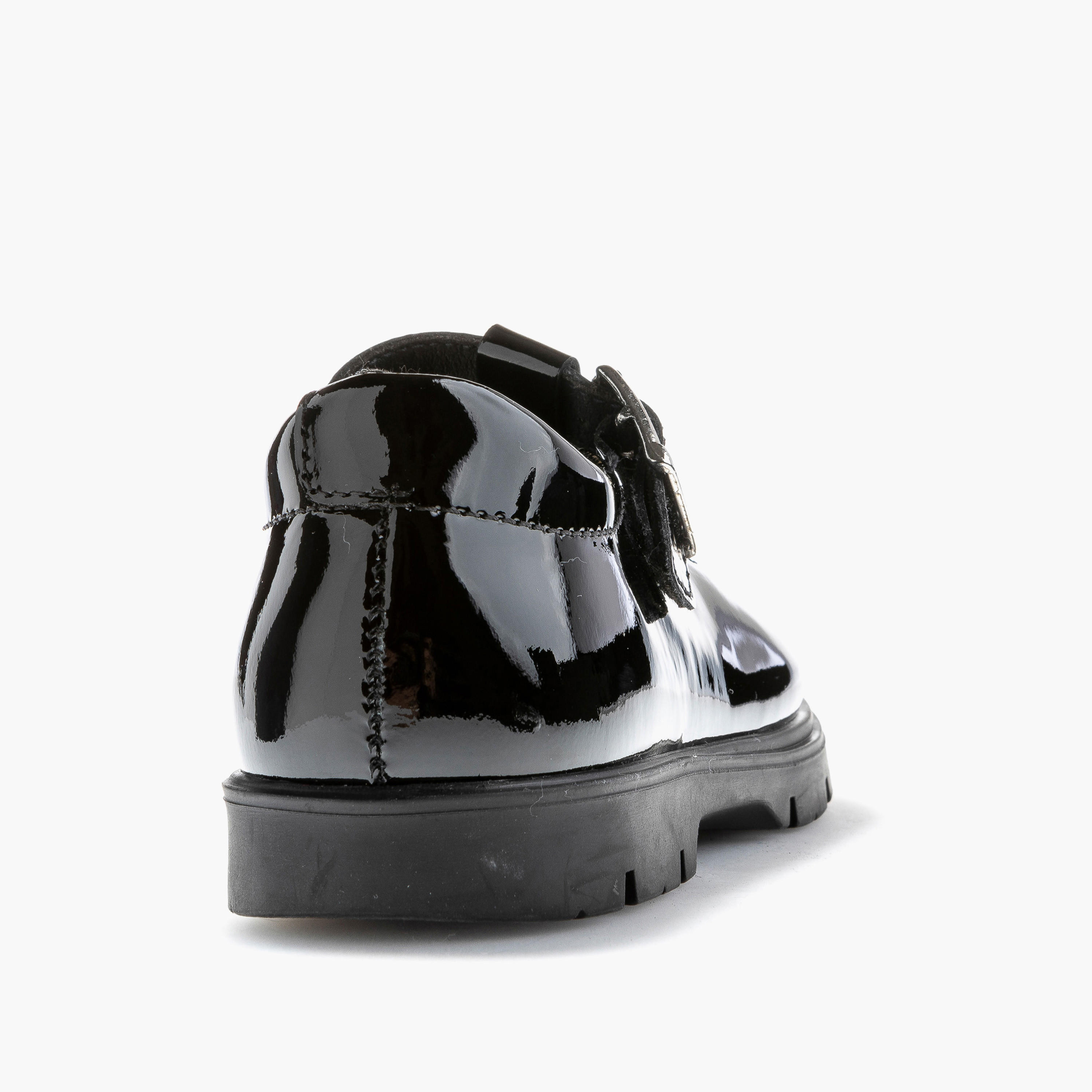 Pablosky Girls' Perforated School Shoes with Buckle Closure - 360119-Y-girls-shoes-schoolshoes-image-3
