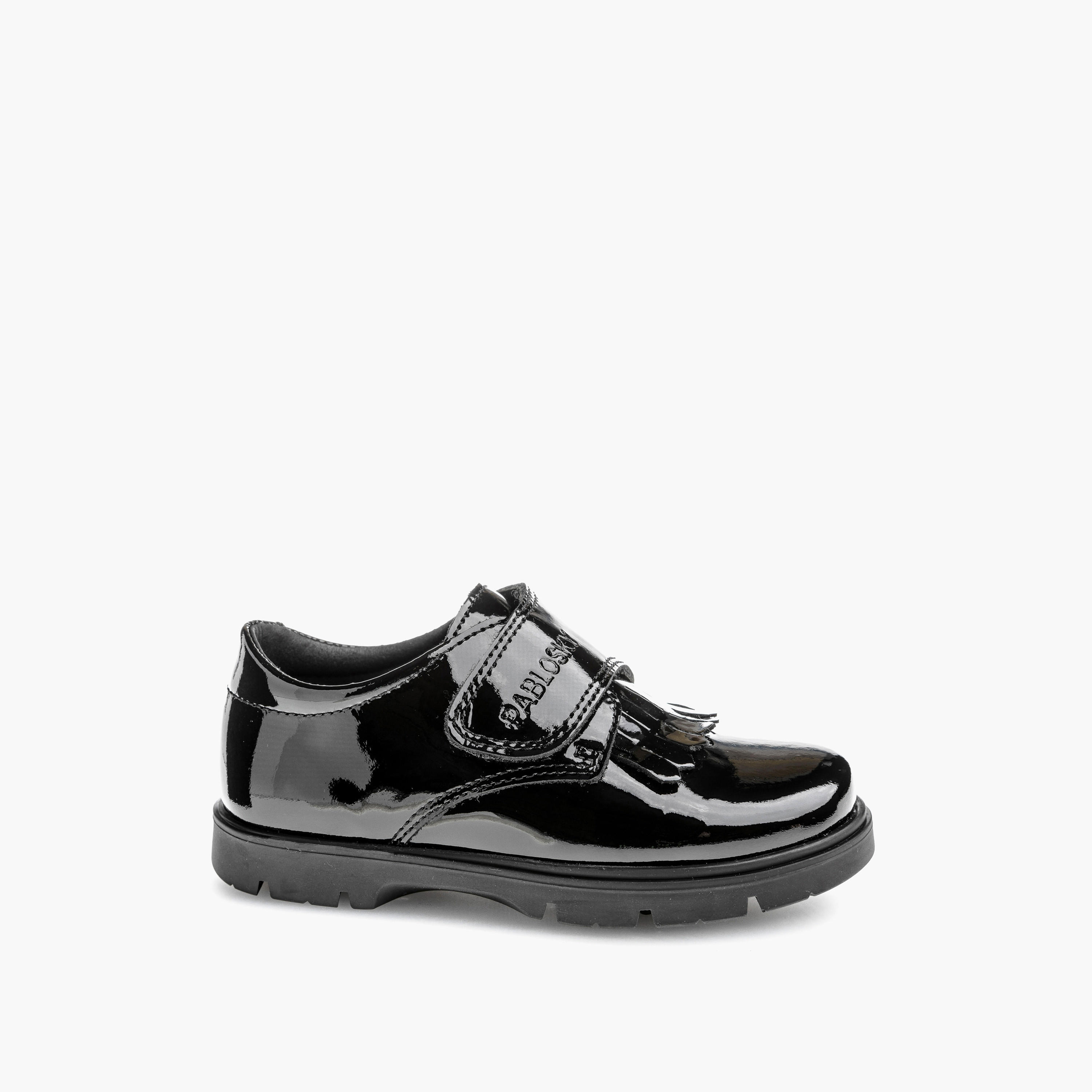 حذاء مدرسي بشريط إغلاق للبنات من بابلوسكي - 360419-J-girls-shoes-schoolshoes-image-1