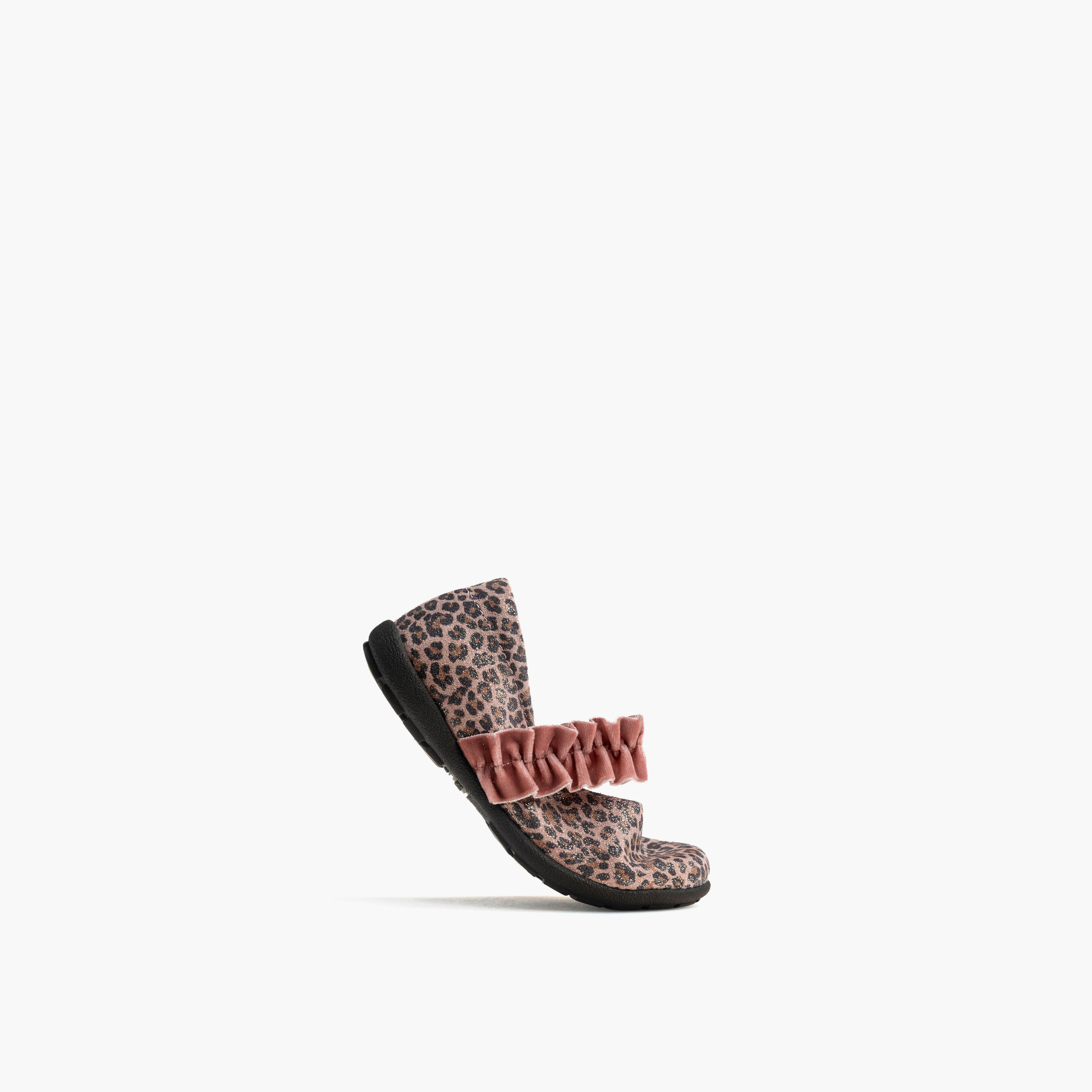 حذاء باليرينا بطبعات حيوانات وشريط مطاطي مزين بكشكش من بابلوفسكي-baby-girls-shoes-closedshoes-image-4