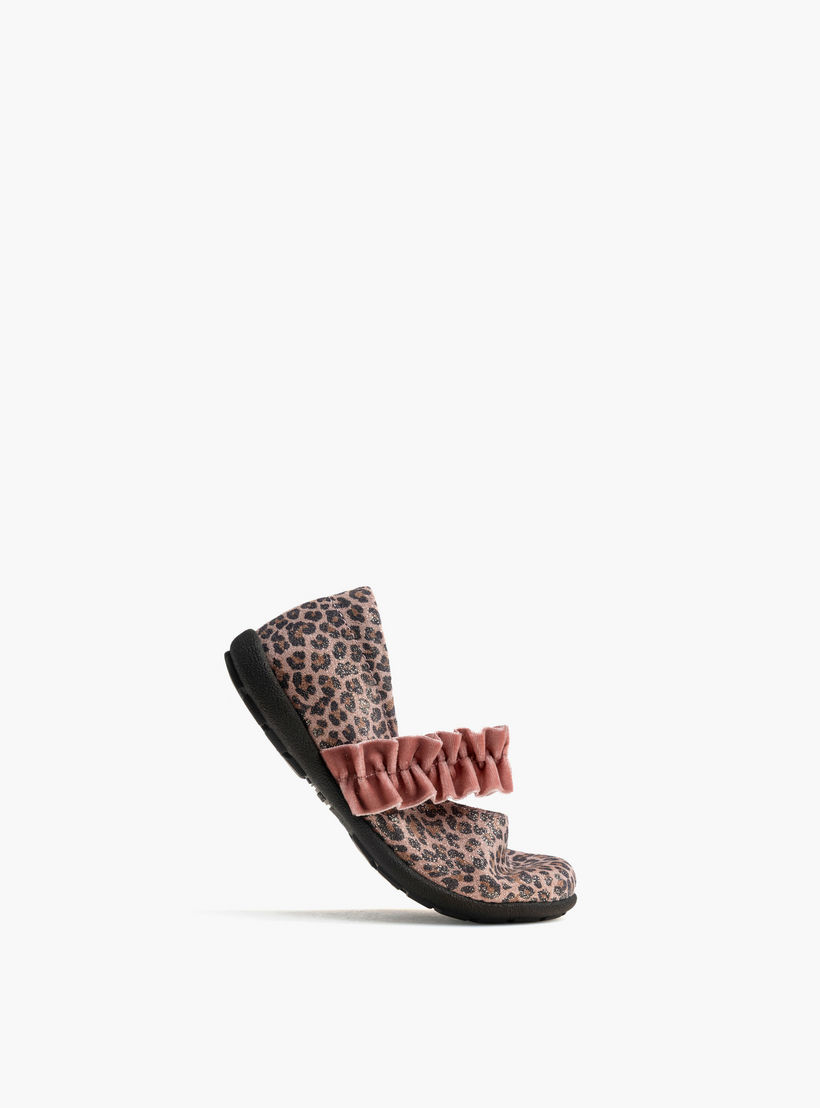 حذاء باليرينا بطبعات حيوانات وشريط مطاطي مزين بكشكش من بابلوفسكي-baby-girls-shoes-closedshoes-image-4