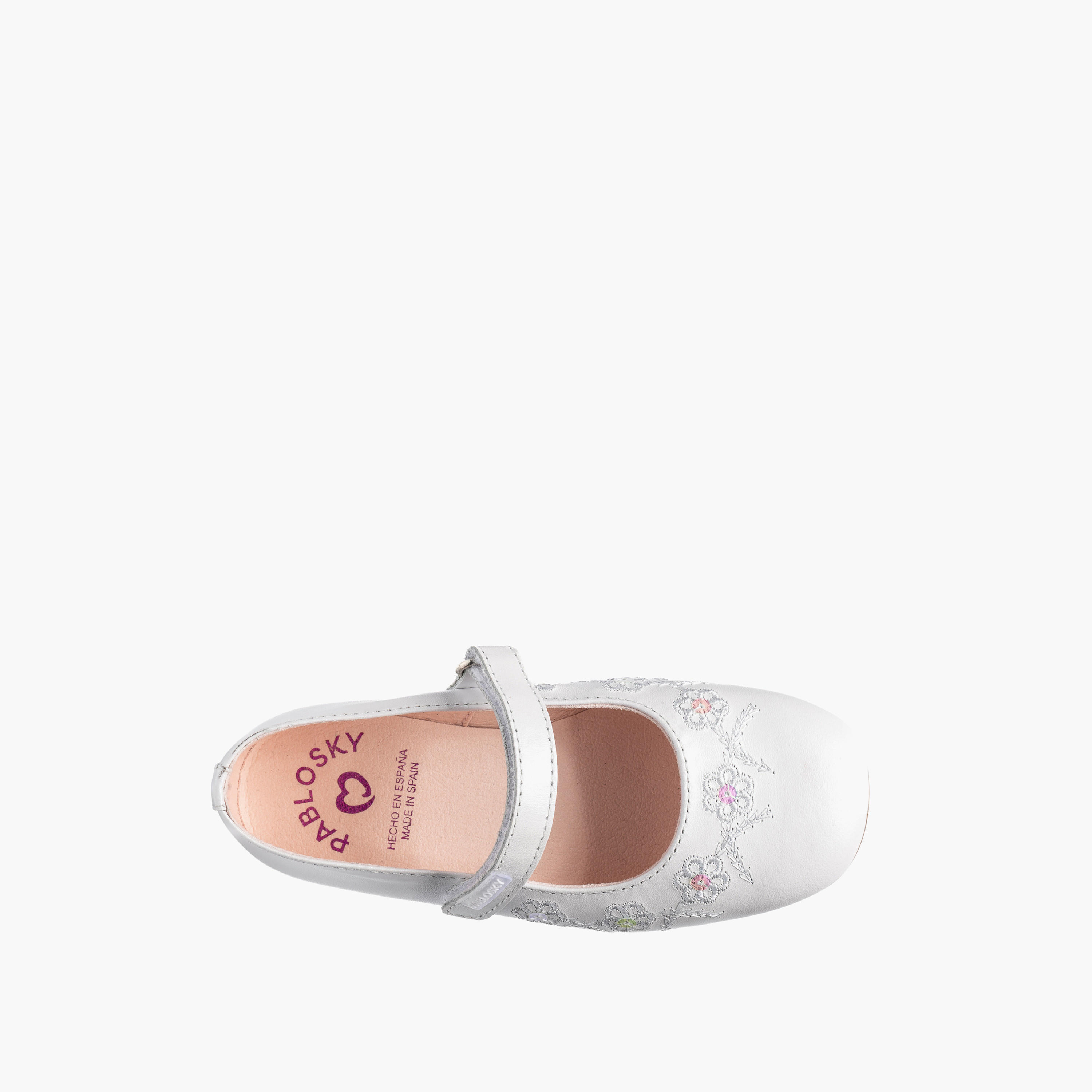 Pablosky Girls Hook and Loop Mary Jane Shoes-girls-shoes-maryjanes-image-4