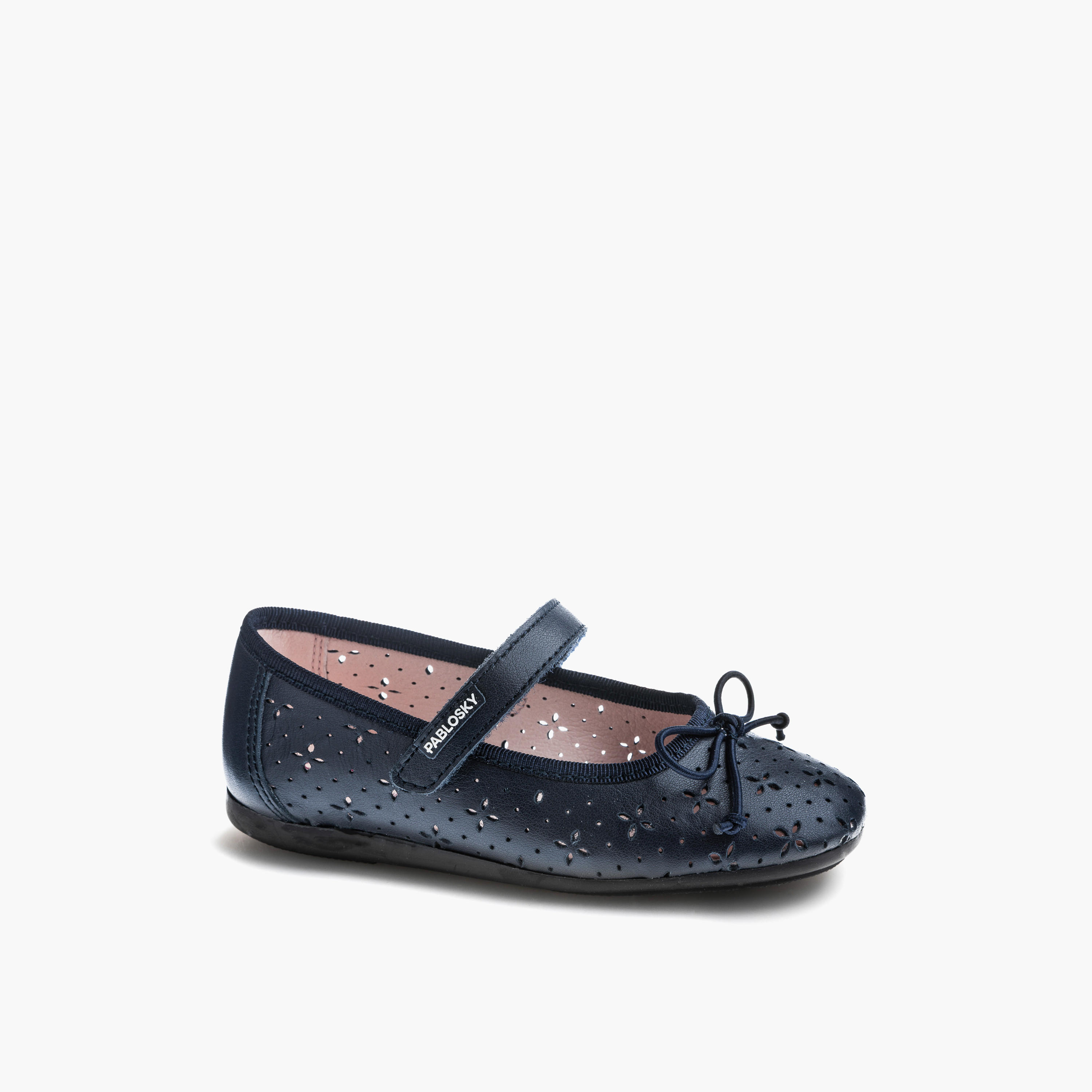 حذاء ماري جين مثقب للبنات من بابلوسكي-girls-shoes-maryjanes-image-1