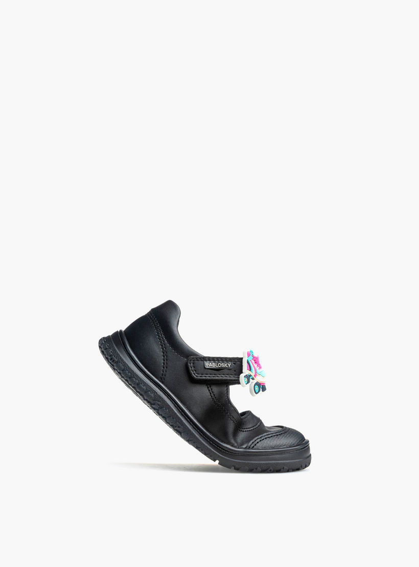 حذاء ماري جين مدرسي مزخرف بشريط إغلاق لاصق للبنات من بابلوسكي-girls-shoes-maryjanes-image-4