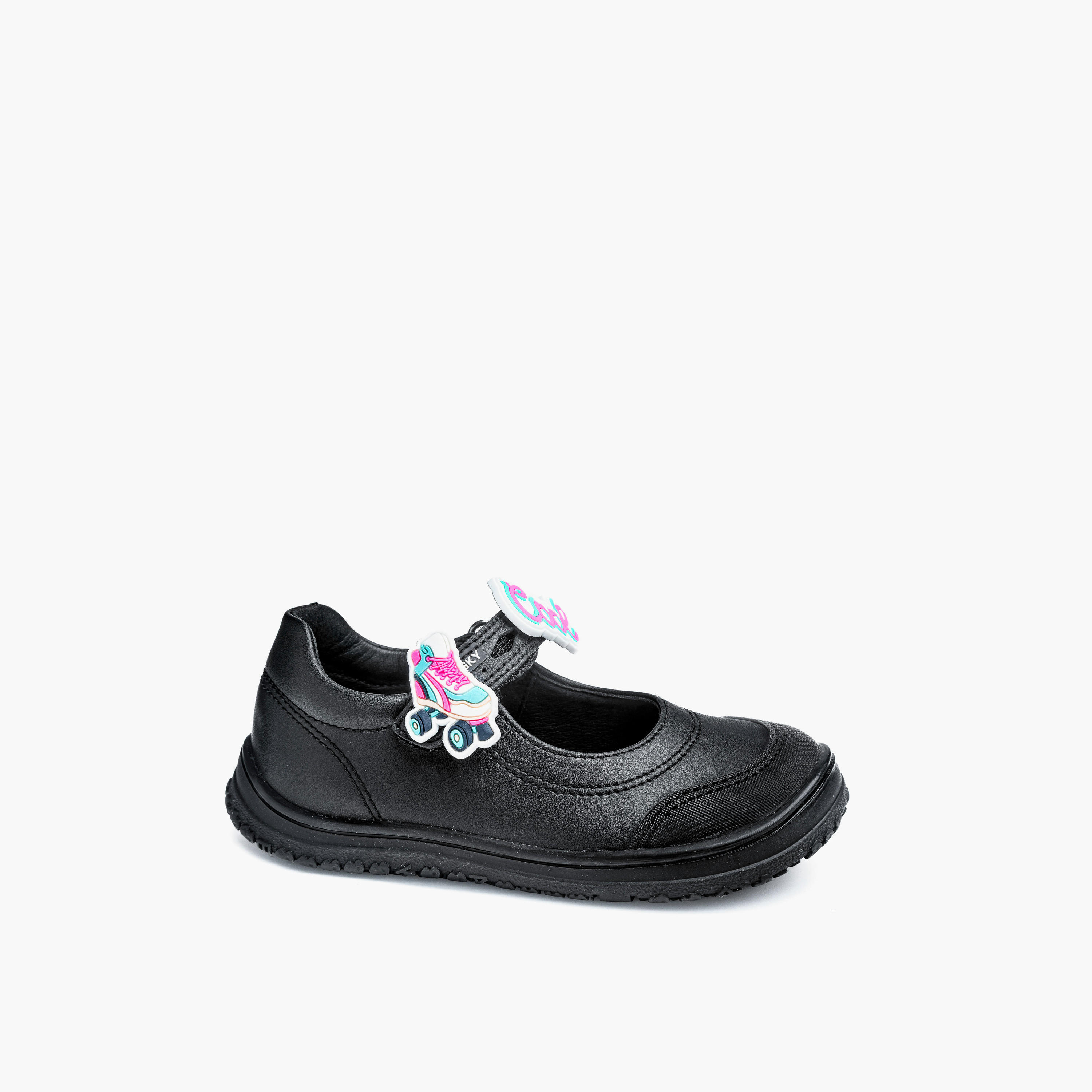 حذاء ماري جين مدرسي مزخرف بشريط إغلاق لاصق للبنات من بابلوسكي-girls-shoes-maryjanes-image-7