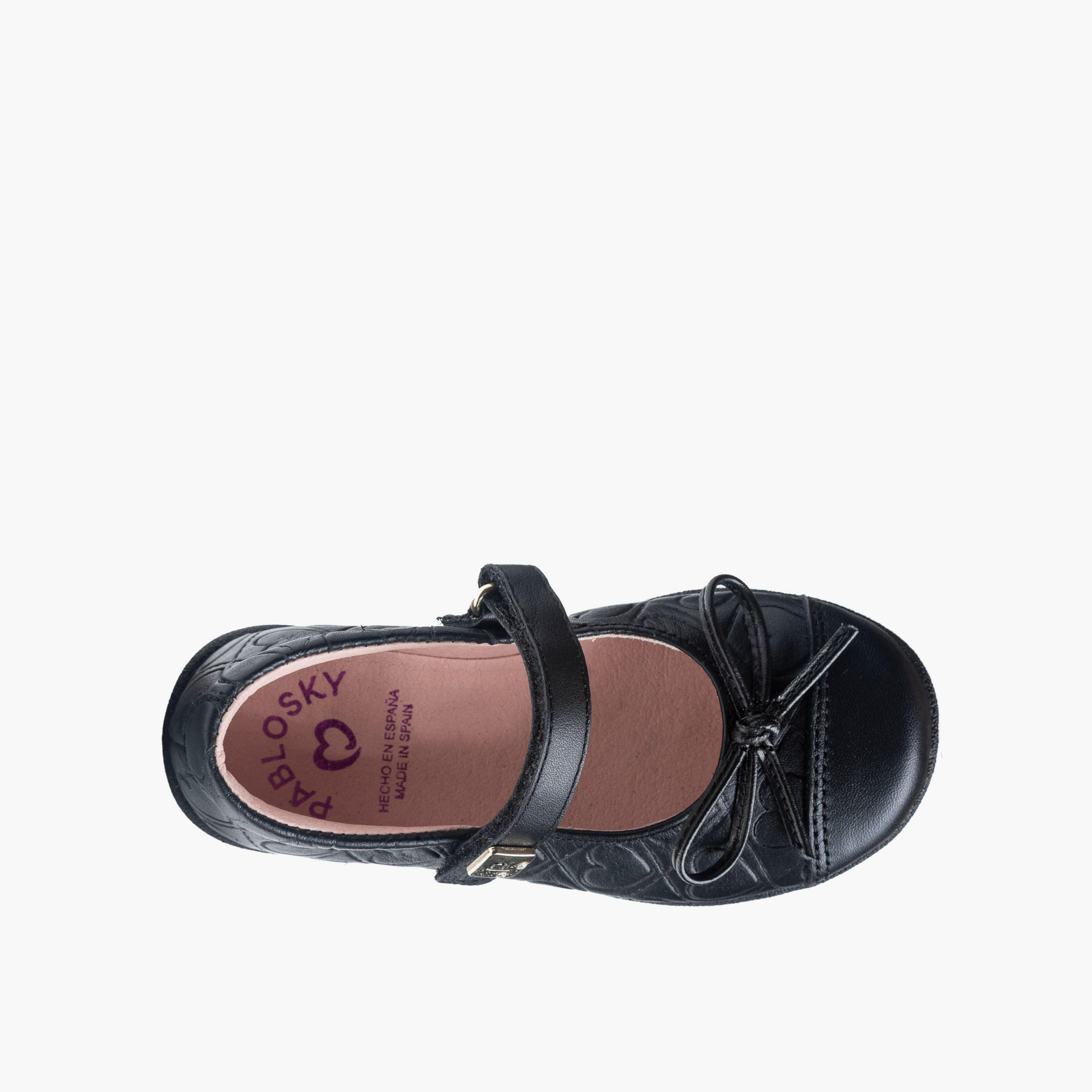 حذاء مدرسي جلد ماري جين مبطن للبنات من بابلوسكي-girls-shoes-maryjanes-image-3
