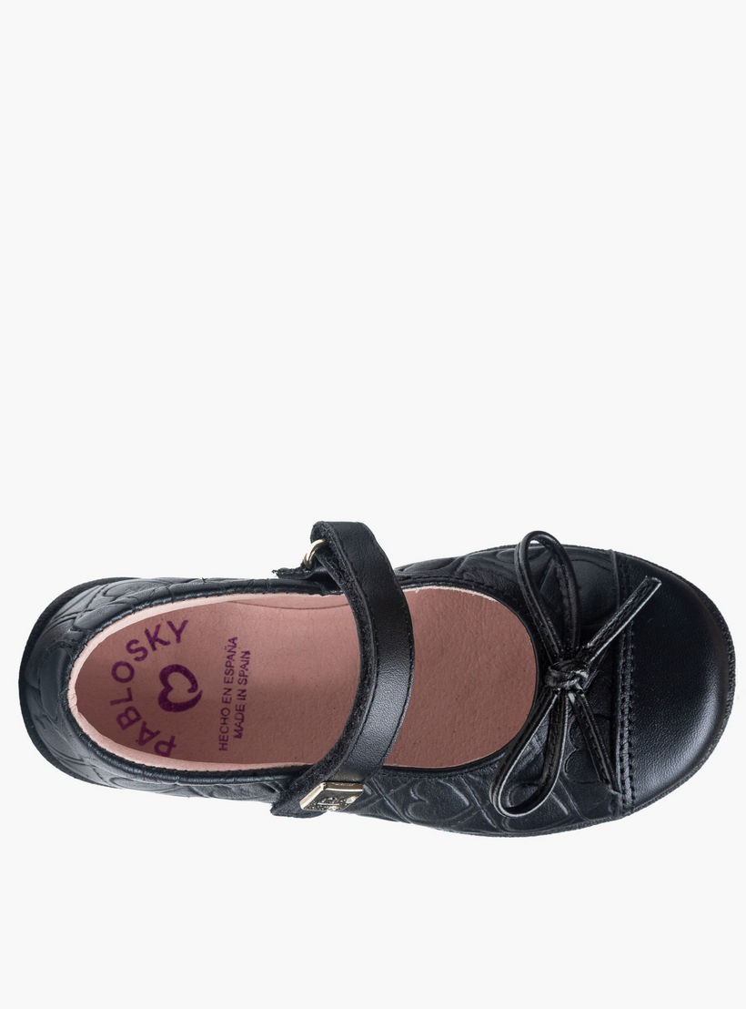 حذاء مدرسي جلد ماري جين مبطن للبنات من بابلوسكي-girls-shoes-maryjanes-image-3
