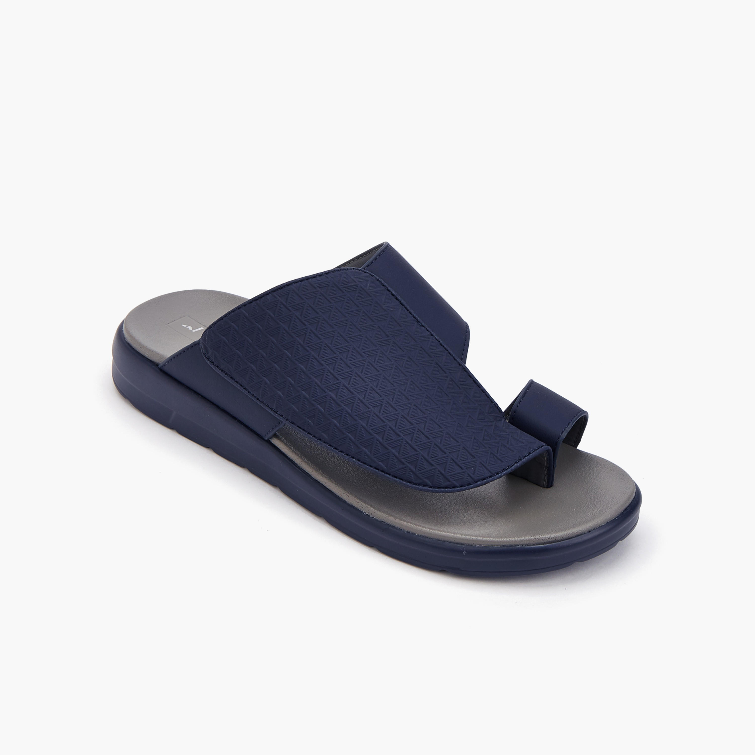 Al Waha Men Textured Arabic Sandals-men-shoes-sandals-image-2