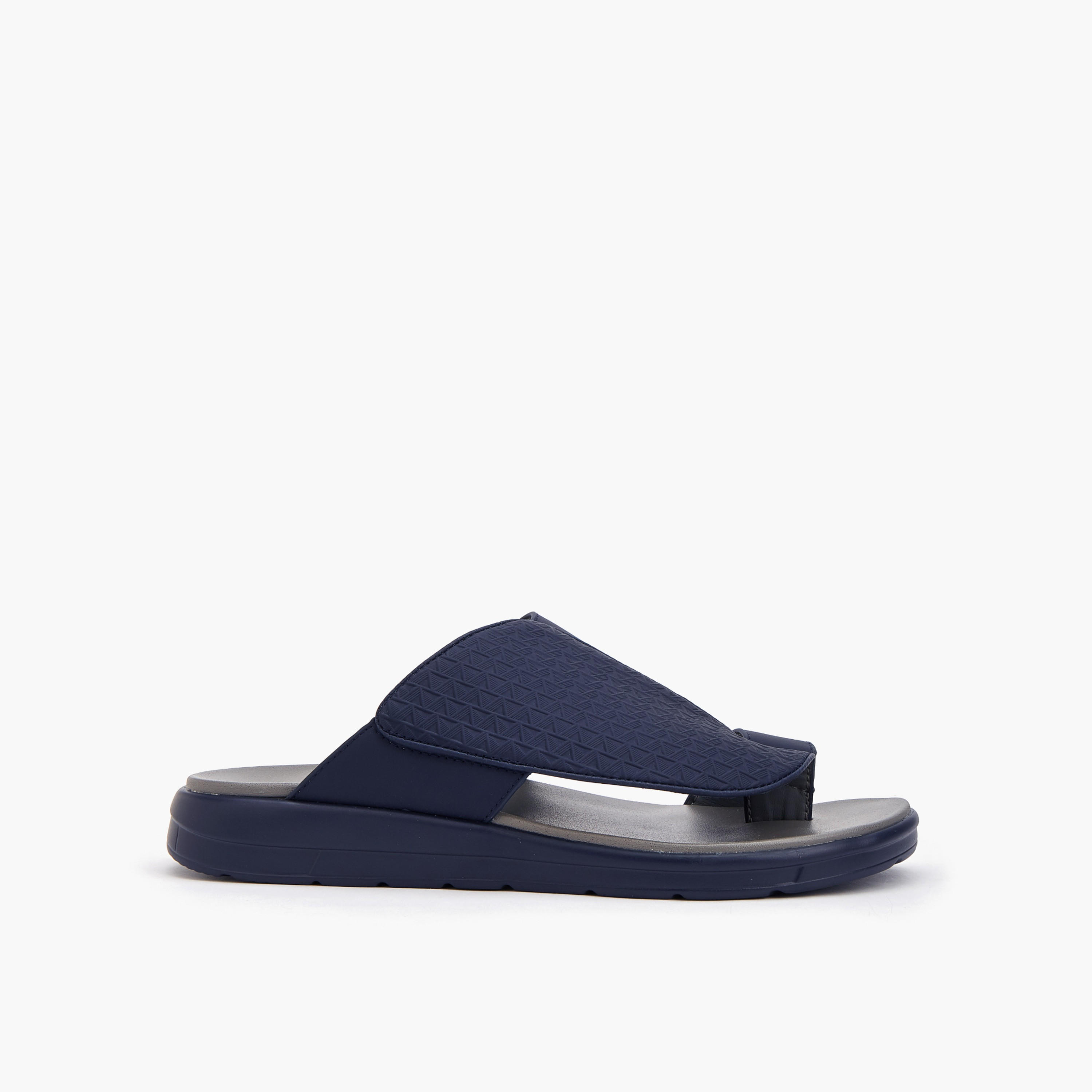 Al Waha Men Textured Arabic Sandals-men-shoes-sandals-image-3