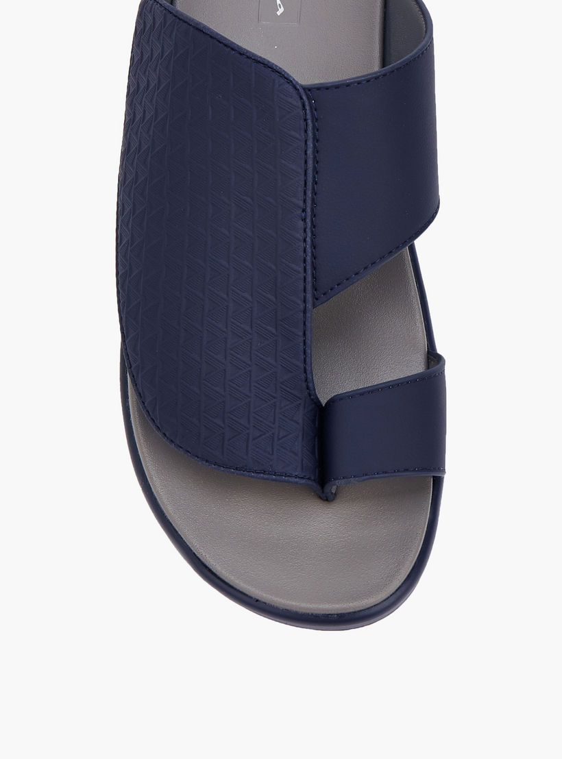 Al Waha Men Textured Arabic Sandals-men-shoes-sandals-image-5