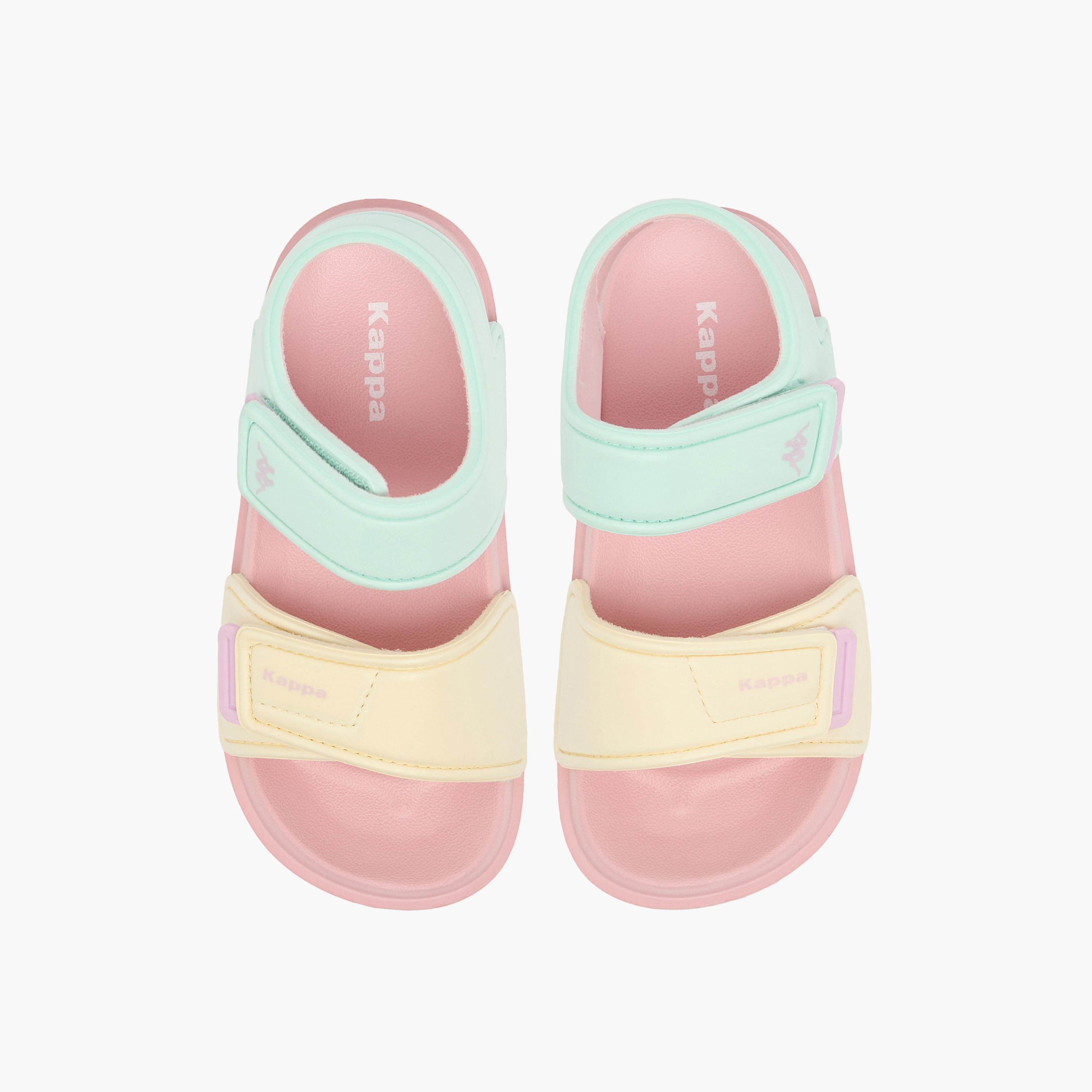 صندل بقوالب ملونة وشريط إغلاق لاصق للبنات من كابا-girls-shoes-sandals-image-1
