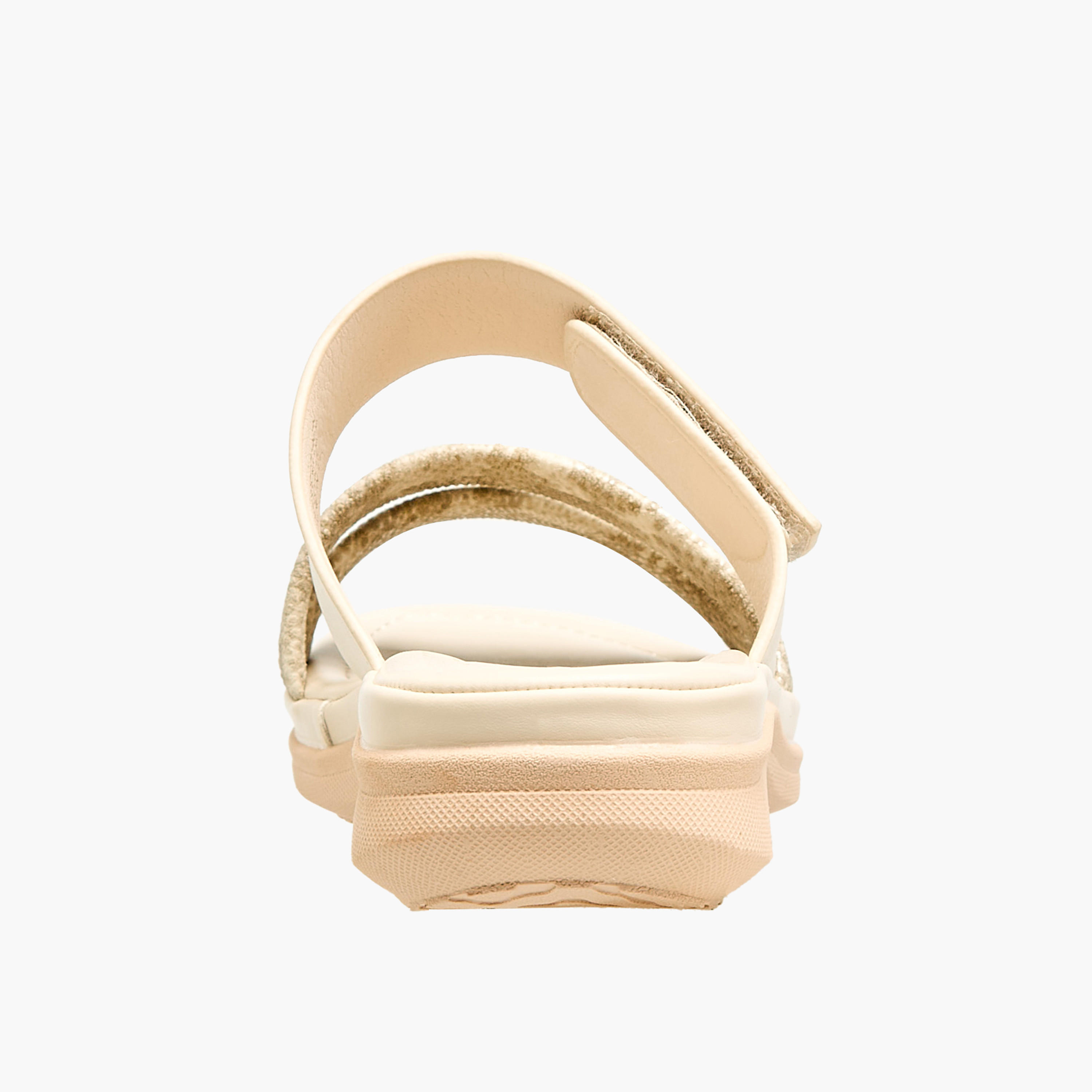 صندل بأحزمة وطبعات حيوانات للنساء من فلورا بيلا-women-shoes-flats-sandals-image-4