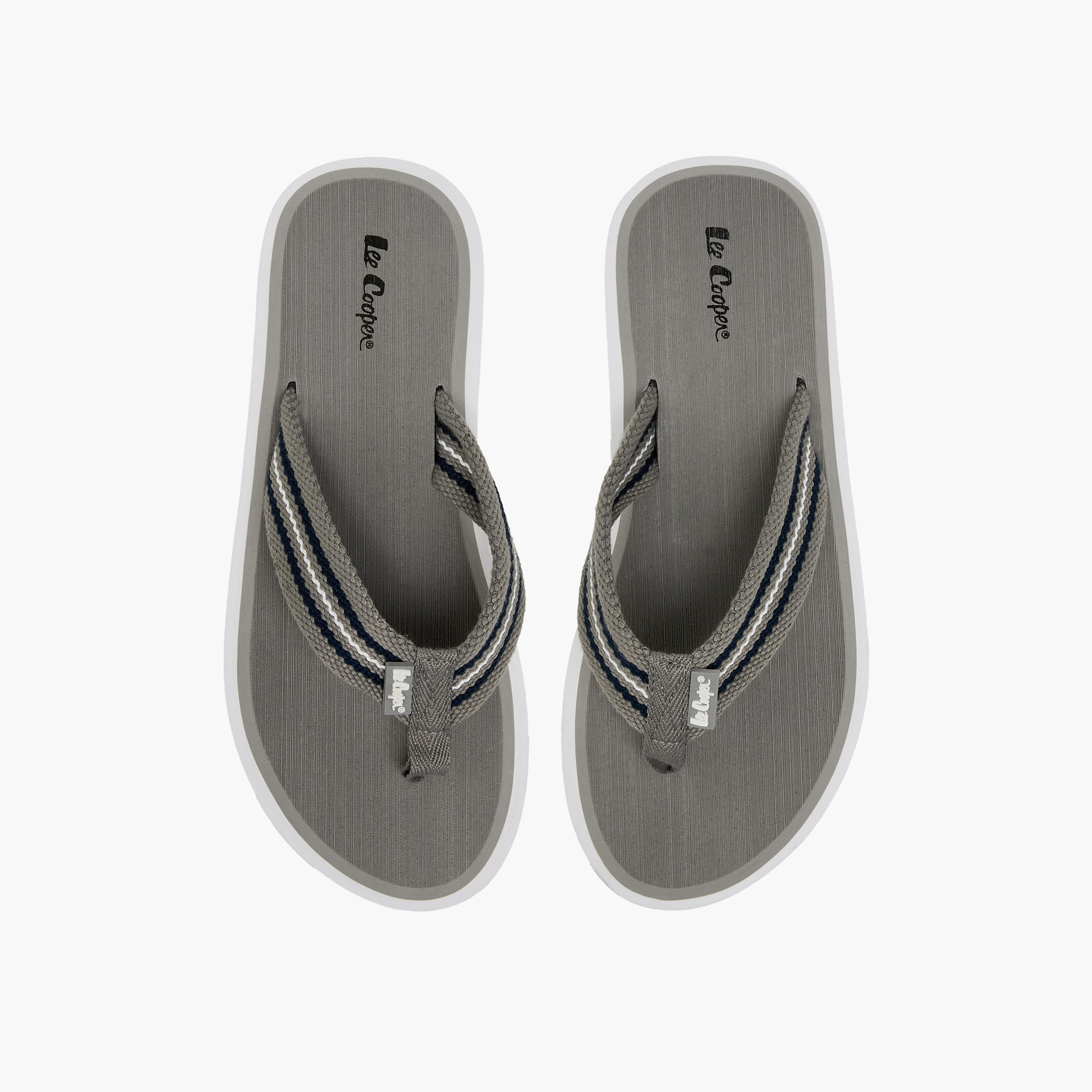 شبشب فليب فلوب مقلّم للرجال من لي كوبر-men-shoes-flipflopsandslides-image-1