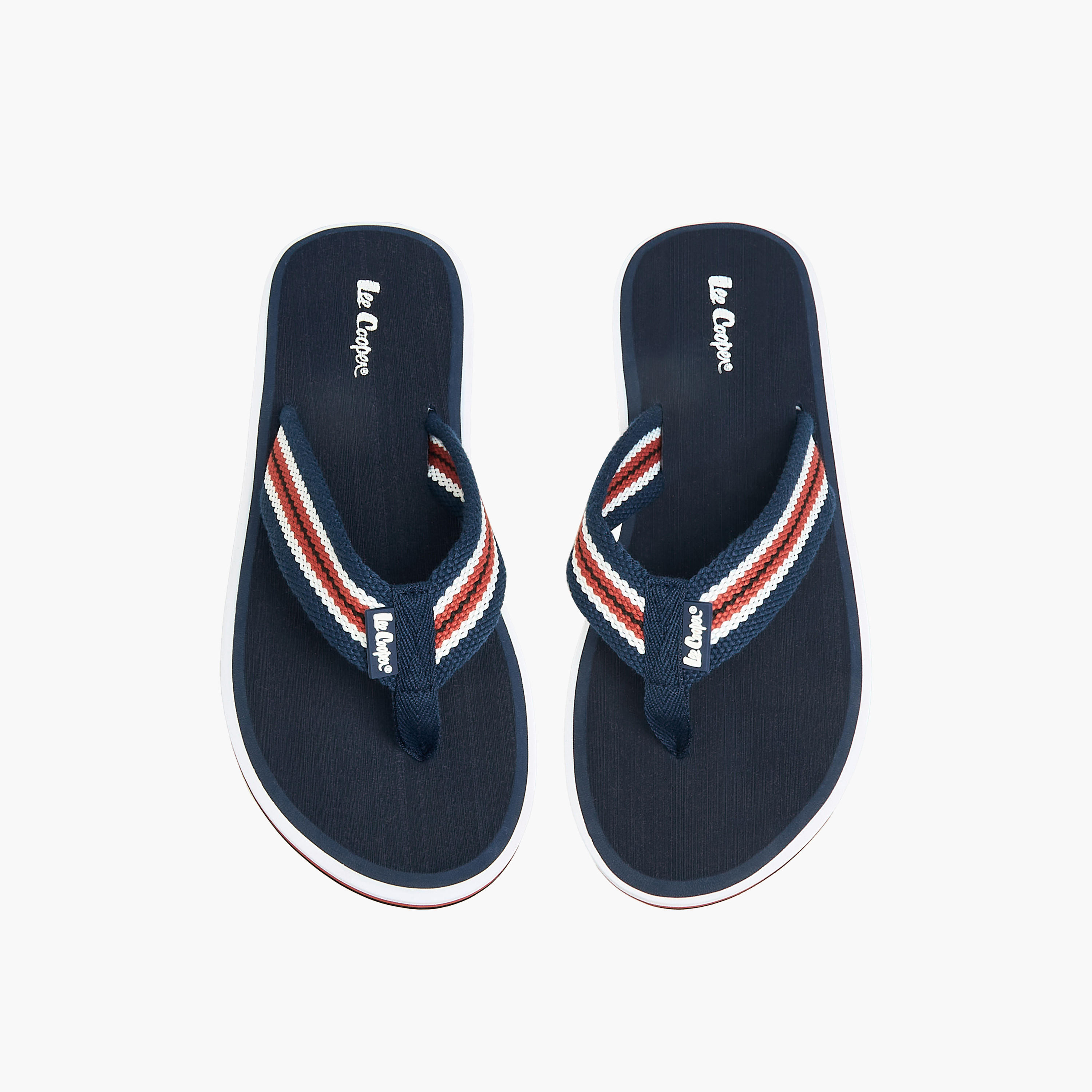 Lee Cooper Men Striped Flip Flops-men-shoes-flipflopsandslides-image-1