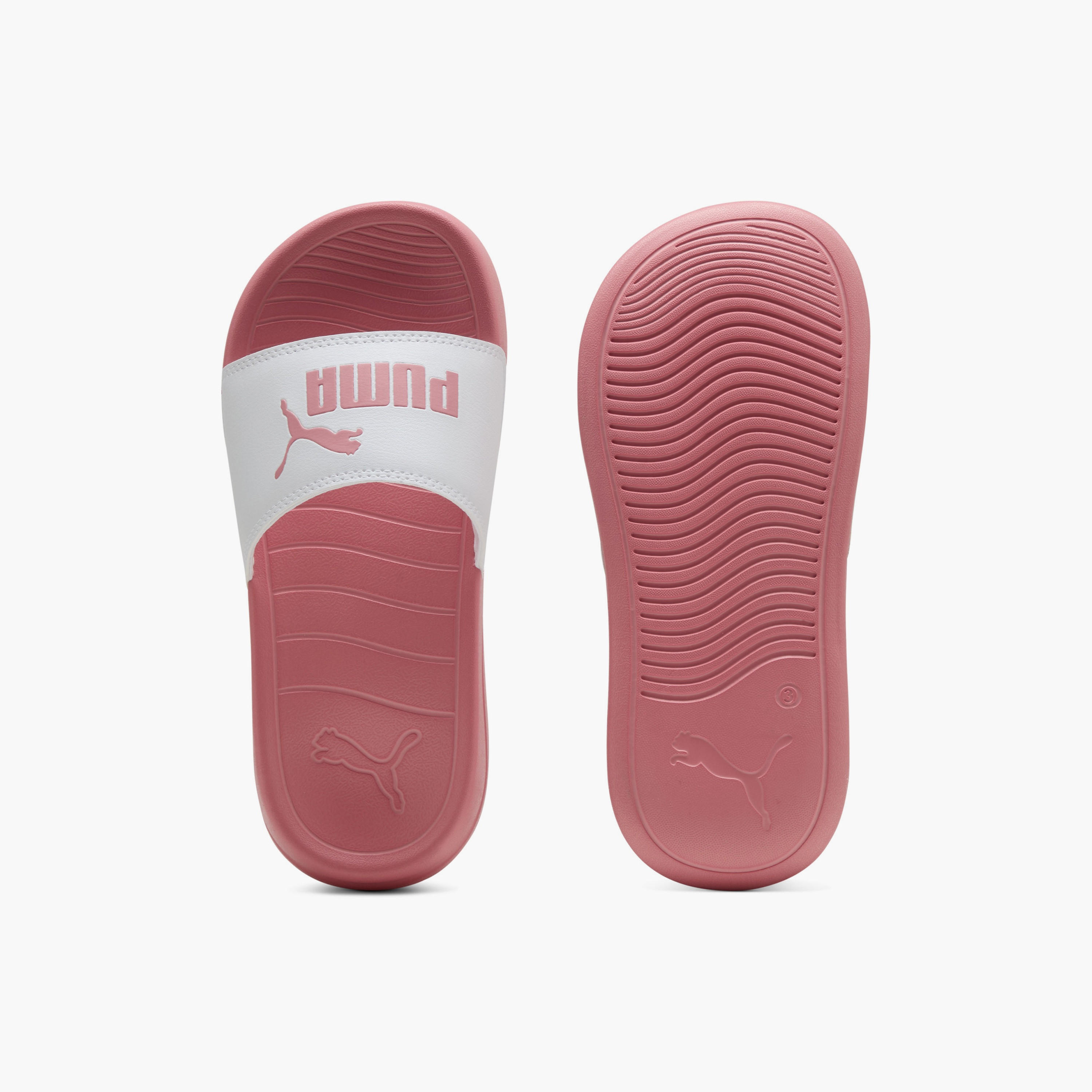Puma Girls Popcat 20 Logo Print Slides-girls-shoes-flipflopsandslides-image-3