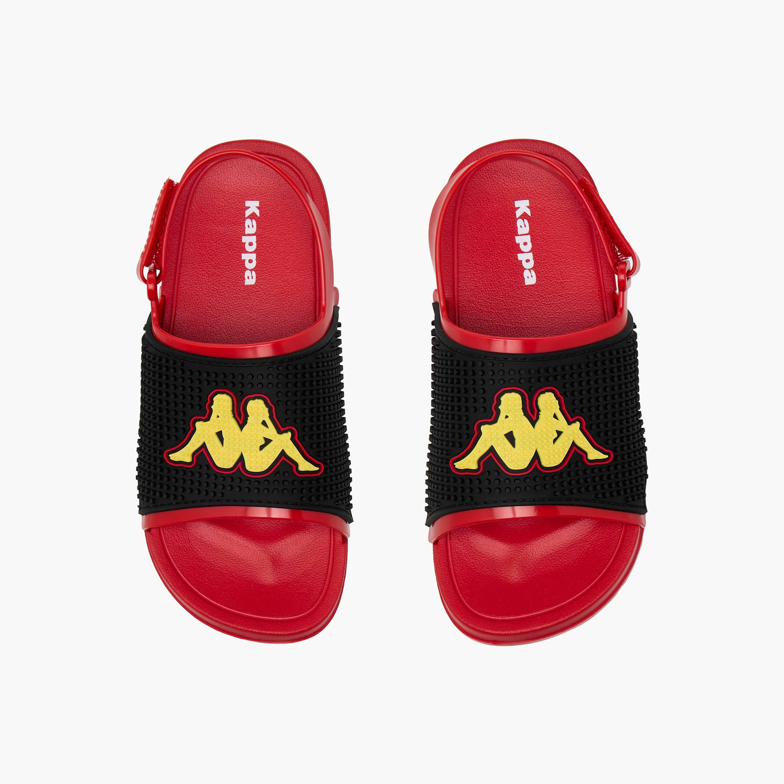شبشب بحزام خلفي وبتفاصيل شعار من كابا-boys-shoes-flipflopsandslides-image-1
