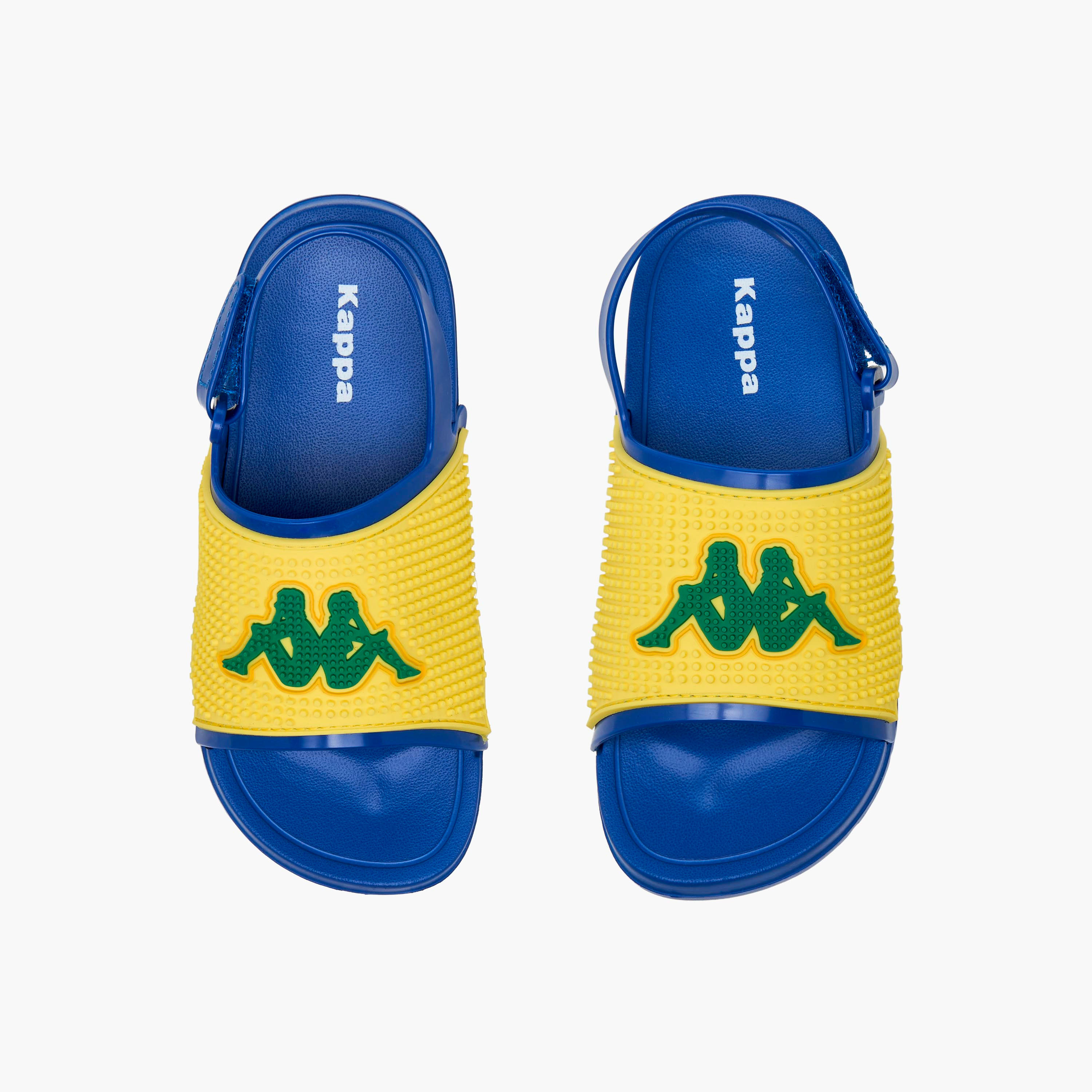 Kappa Slides with Back Strap and Logo Detail-boys-shoes-flipflopsandslides-image-1