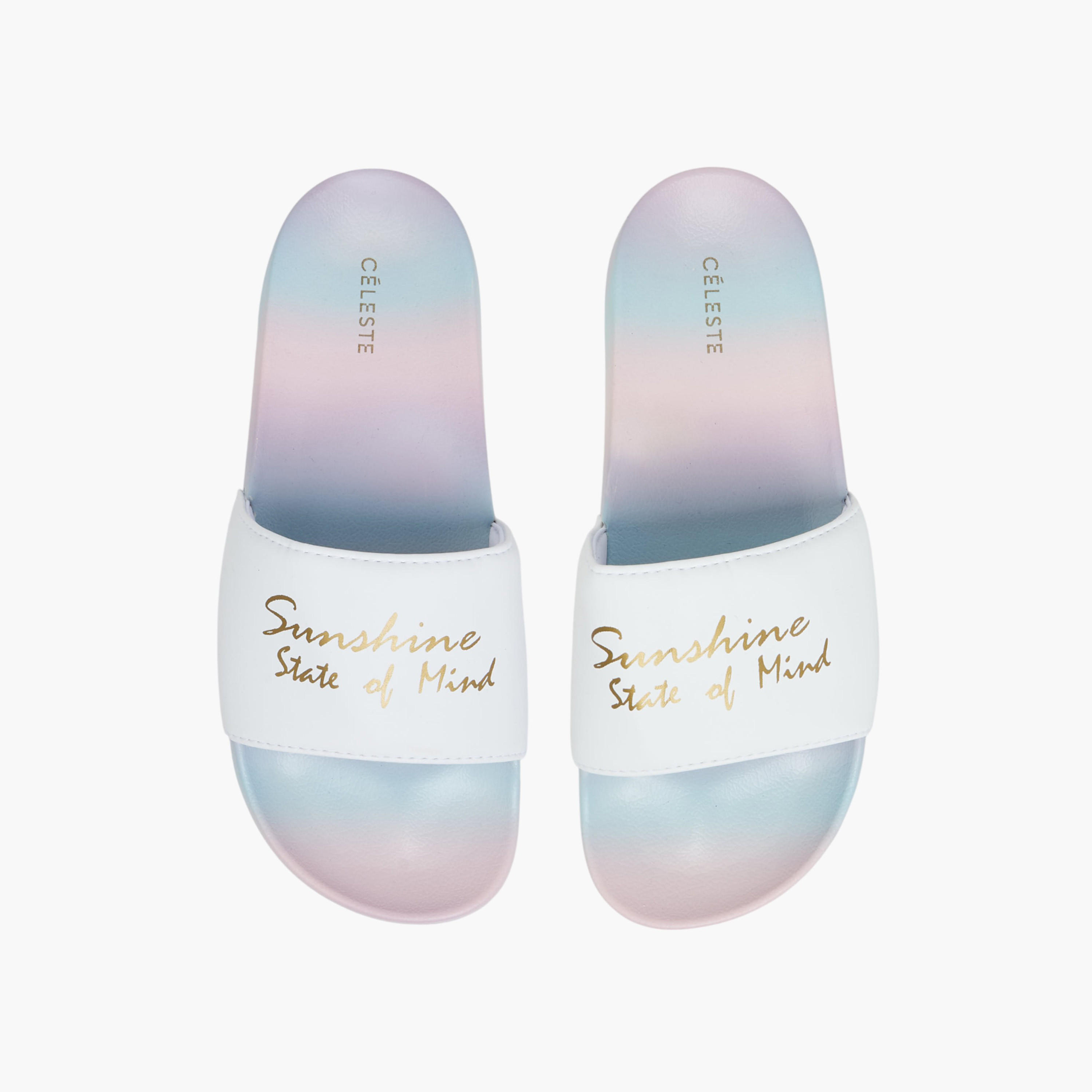 شبشب بطبعات شعار للنساء من سيليست-women-shoes-flipflopsandslides-image-1