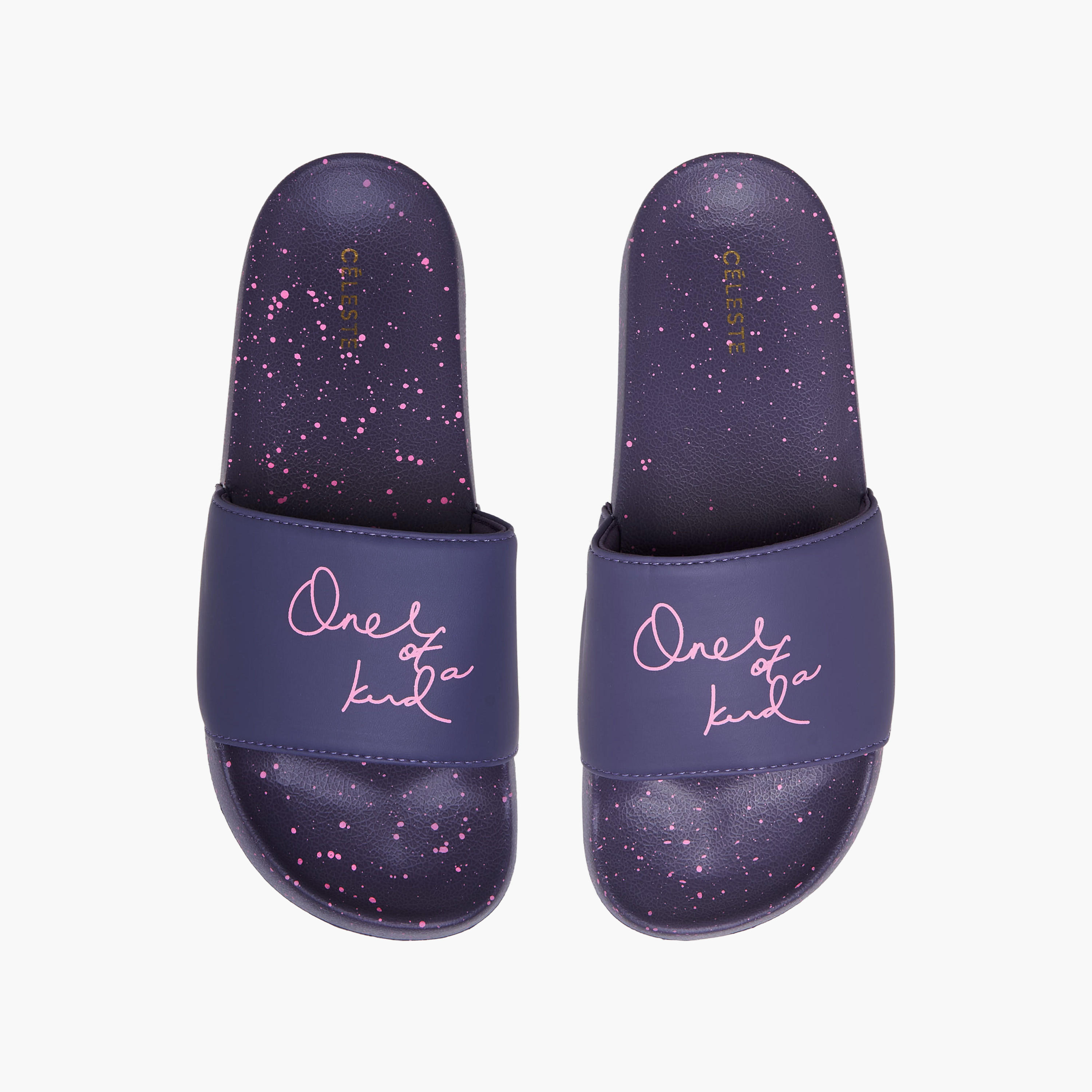 Celeste Women Slogan Print Slides-women-shoes-flipflopsandslides-image-1