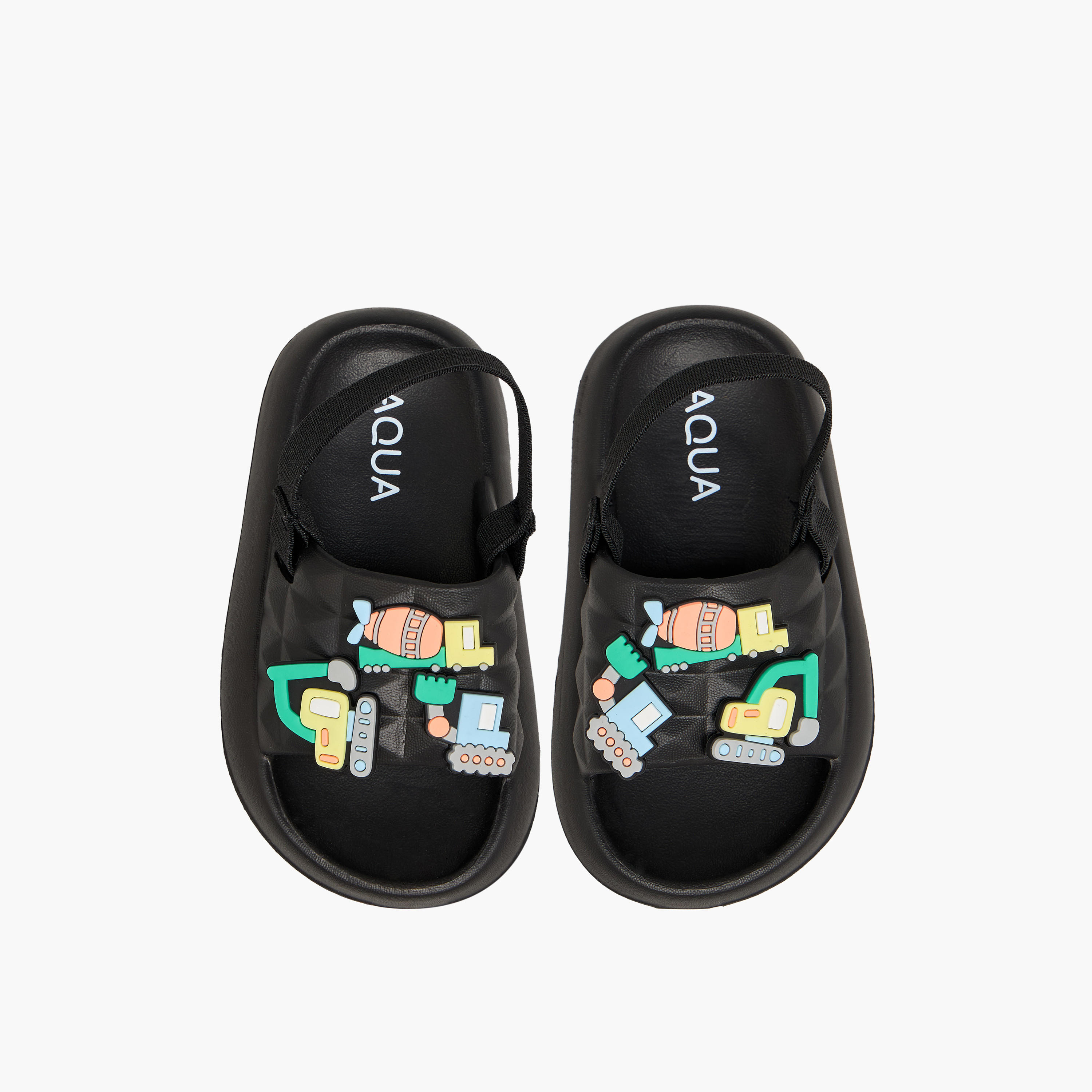 صندل بزخارف آليات بناء للأولاد من أكوا-boys-shoes-flipflopsandslides-image-1