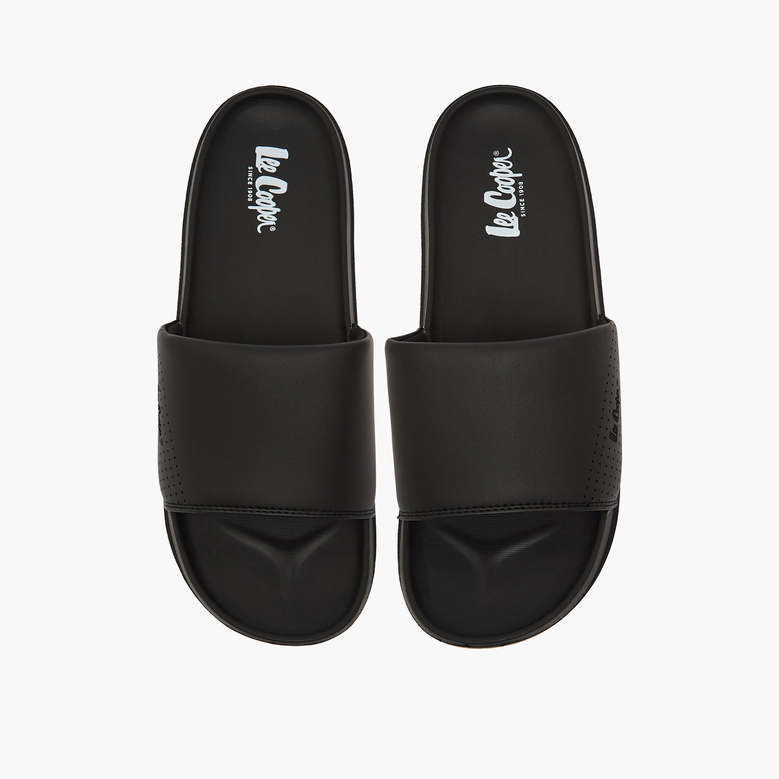 Lee Cooper Men Logo Print Slides-men-shoes-flipflopsandslides-image-1