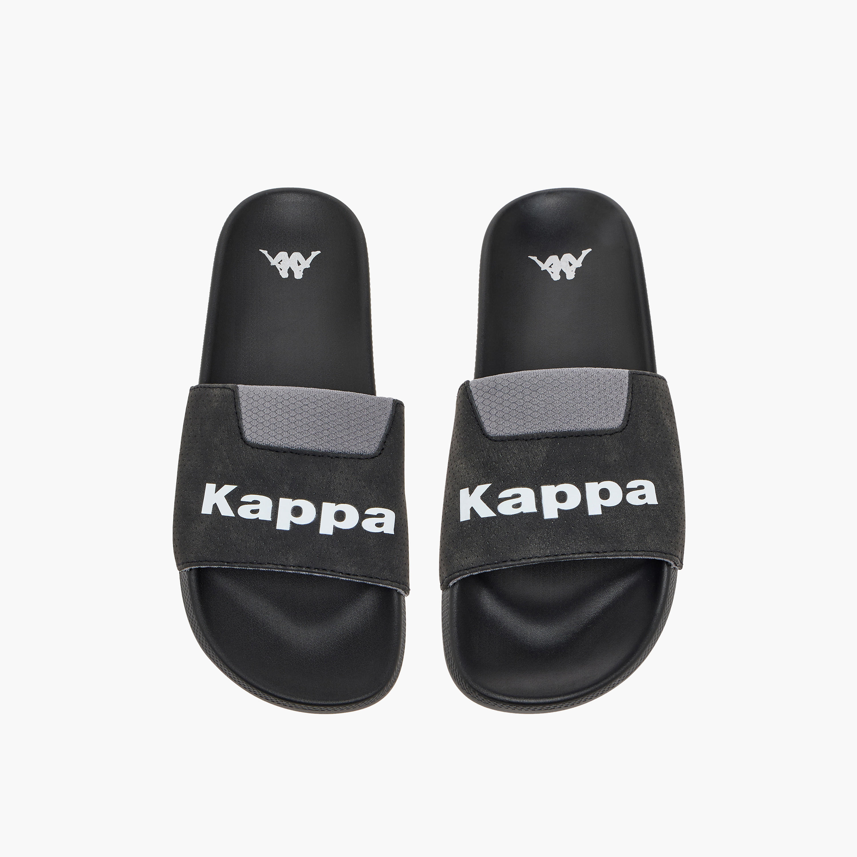 Kappa Men Logo Print Slides-men-shoes-flipflopsandslides-image-1