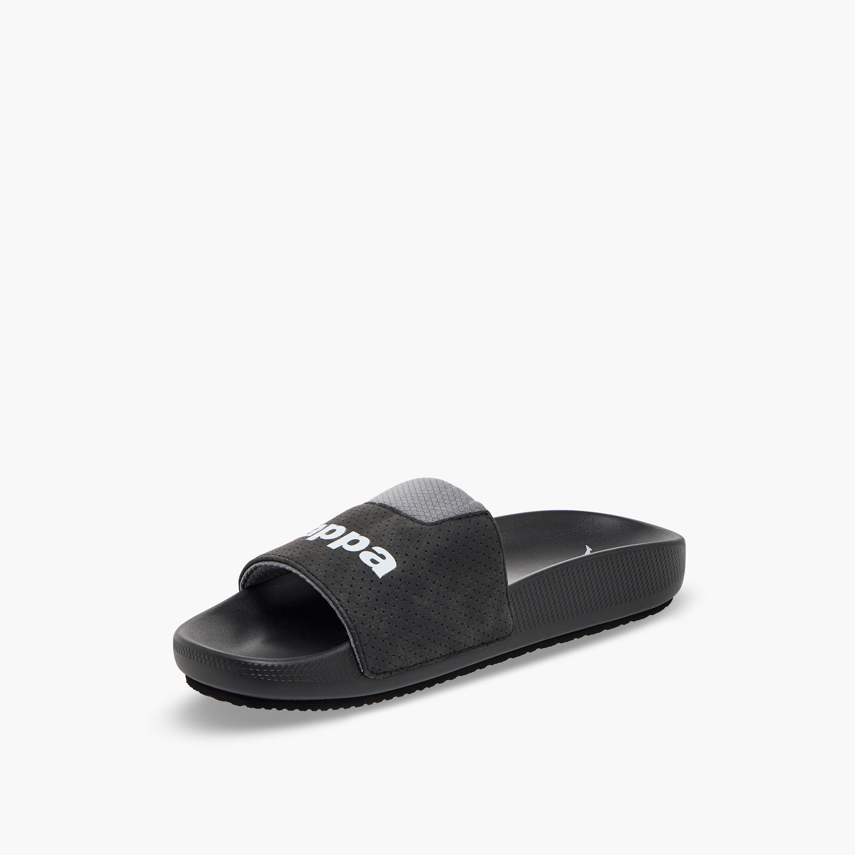 Kappa Men Logo Print Slides-men-shoes-flipflopsandslides-image-4
