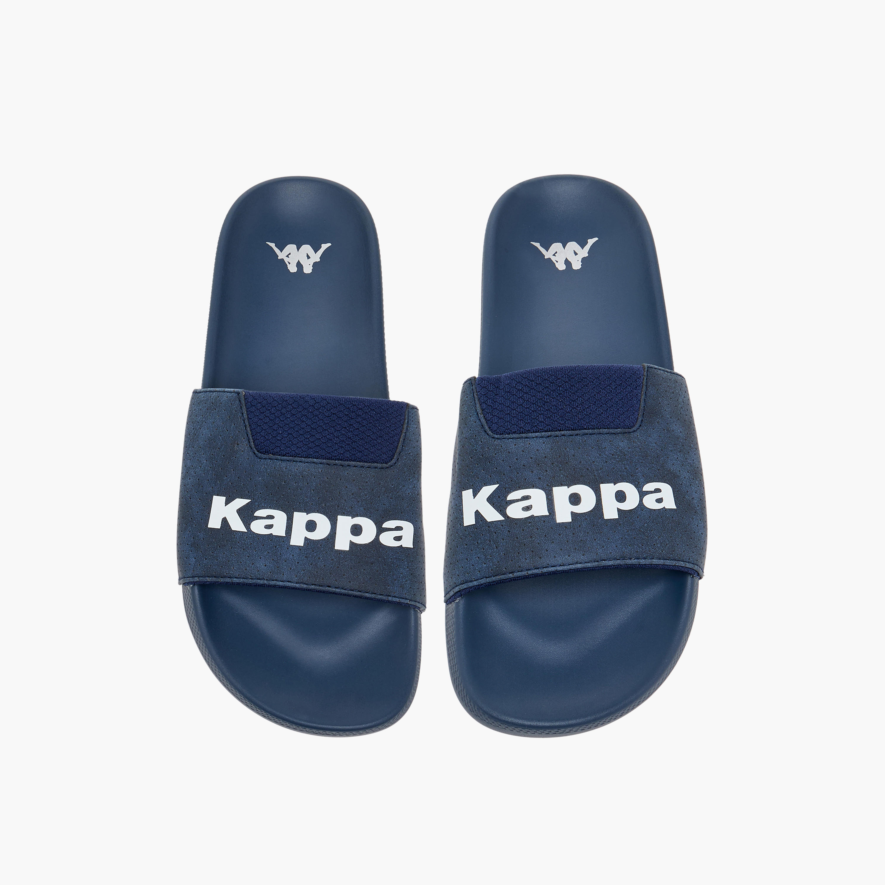 Kappa Men Logo Print Slides-men-shoes-flipflopsandslides-image-1