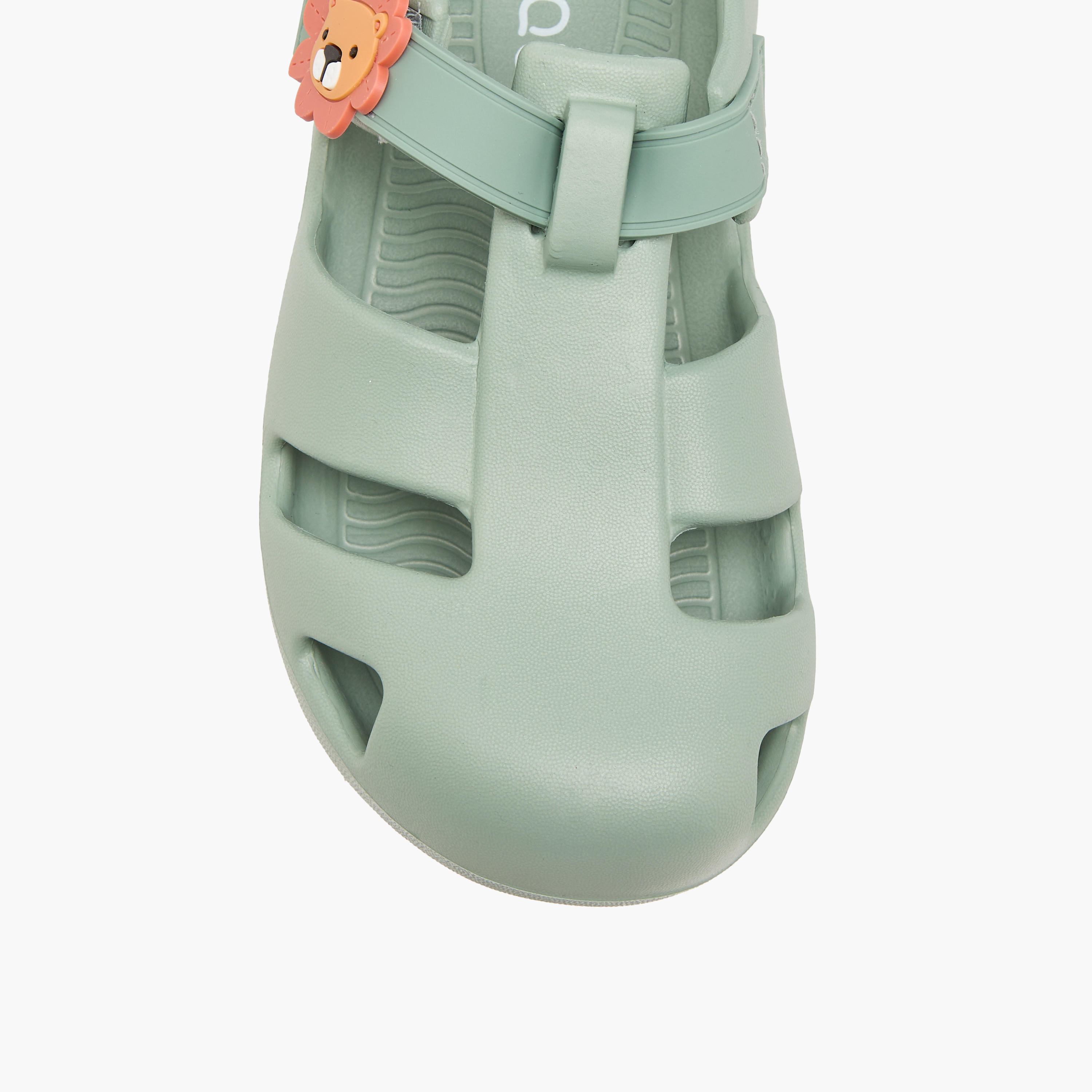 صندل صياد بشريط إغلاق لاصق وزينة أسد للأولاد من أكوا-boys-shoes-sandals-image-4