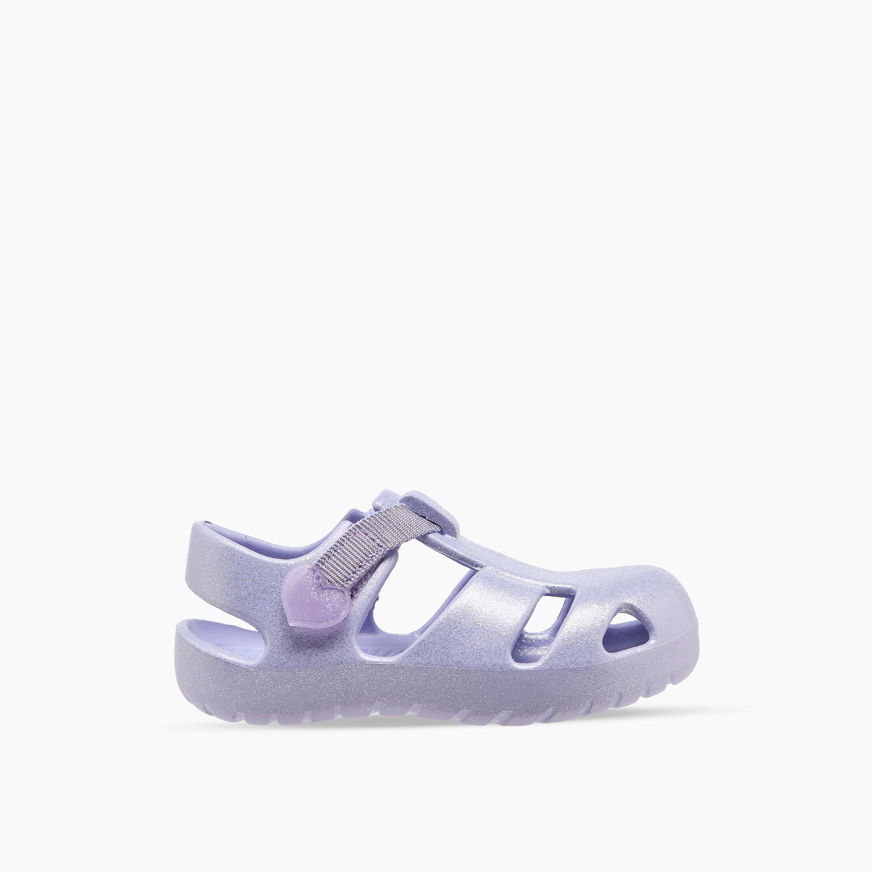 صندل صياد بشريط إغلاق وزخارف قلب للبنات من أكوا-girls-shoes-sandals-image-3