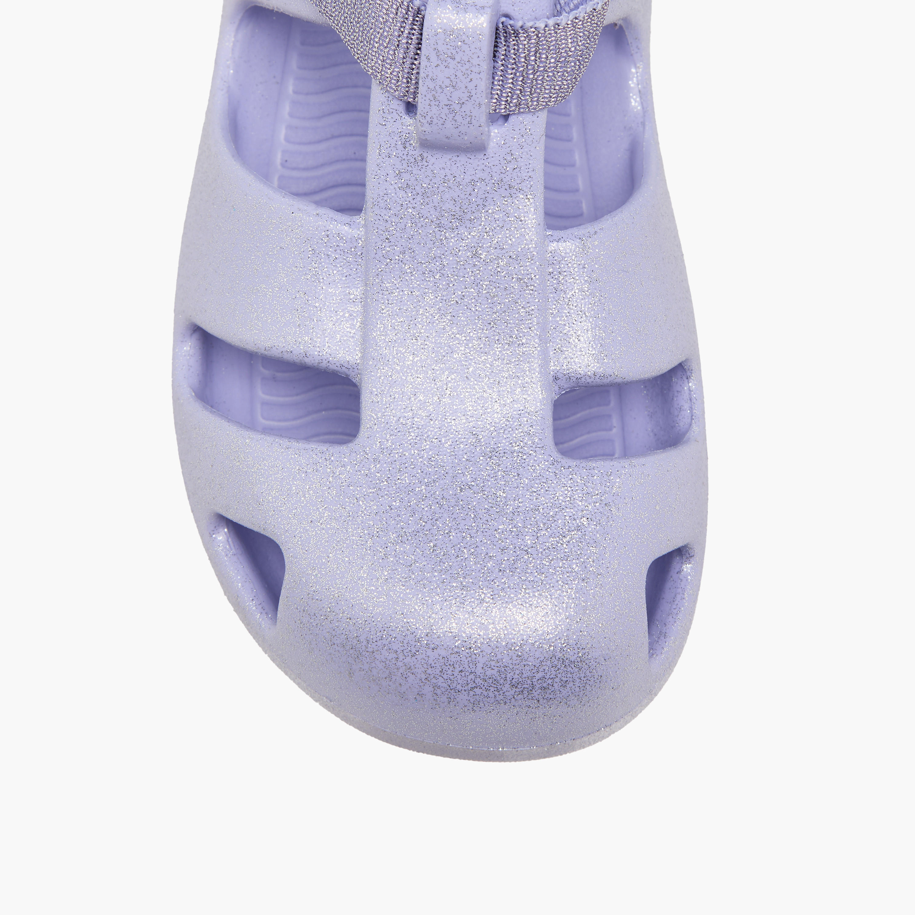 صندل صياد بشريط إغلاق وزخارف قلب للبنات من أكوا-girls-shoes-sandals-image-4