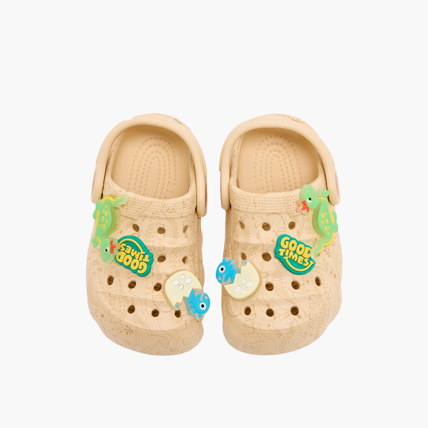 Aqua Boys Dinosaur Jibbitz Clogs-boys-shoes-flipflopsandslides-image-1