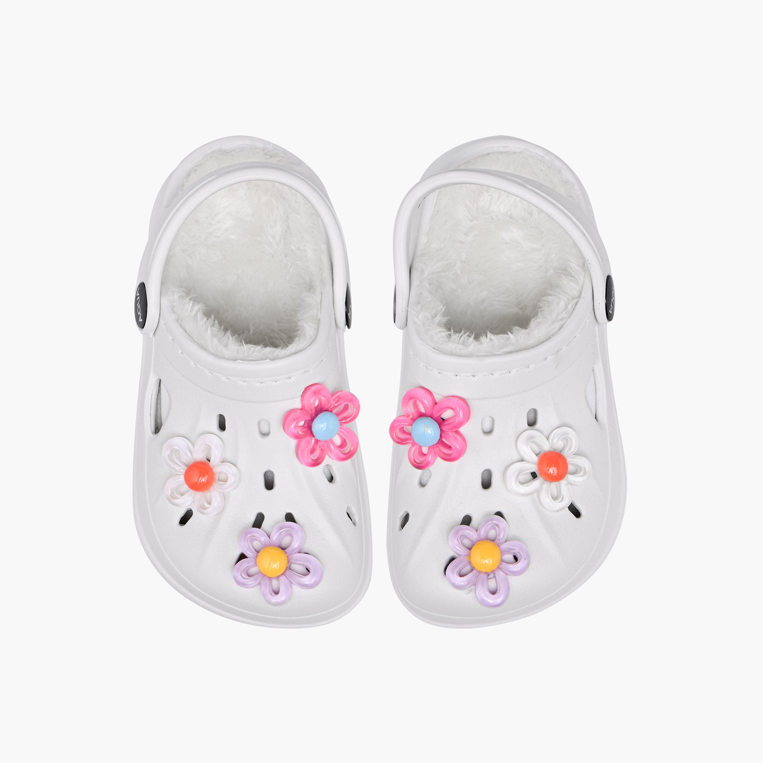 صندل كلوج بحزام خلفي وزينة زهرية من أكوا-girls-shoes-sandals-image-1