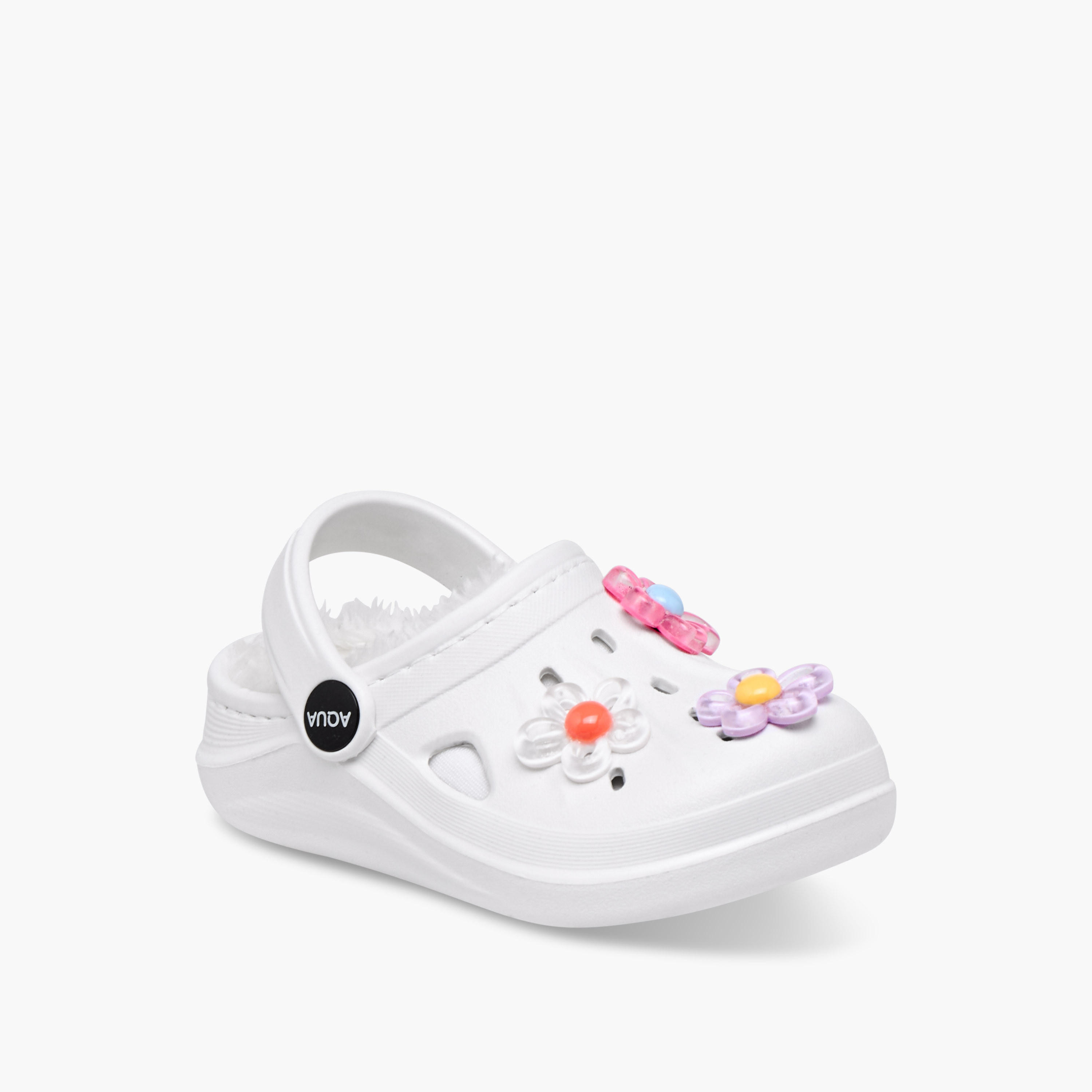 صندل كلوج بحزام خلفي وزينة زهرية من أكوا-girls-shoes-sandals-image-2