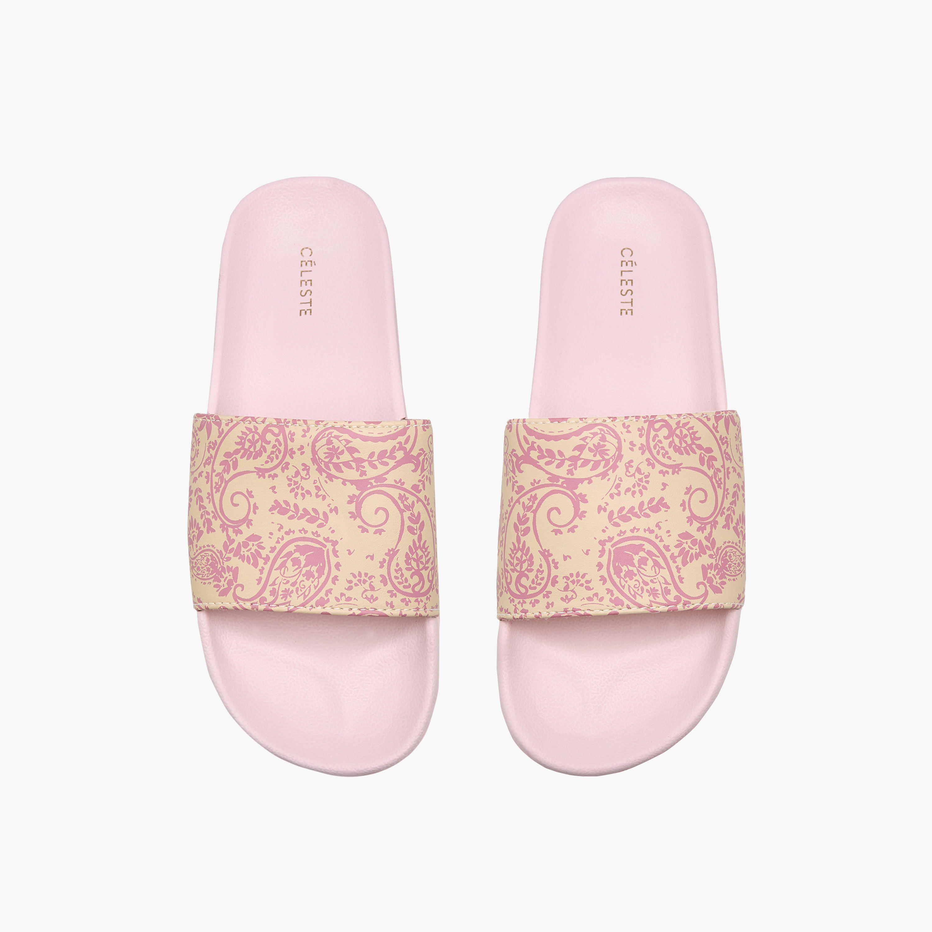 Celeste Women Paisley Print Slides-women-shoes-flipflopsandslides-image-1