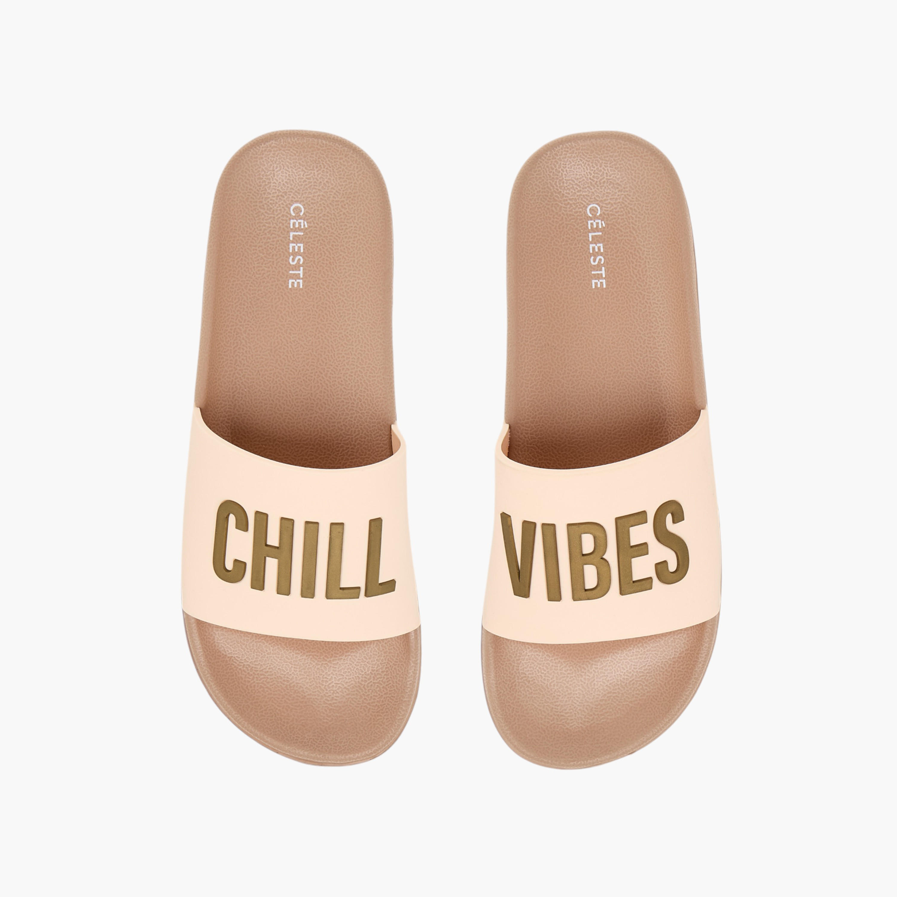 شبشب بنقوش شعار للنساء من سيليست-women-shoes-flipflopsandslides-image-1