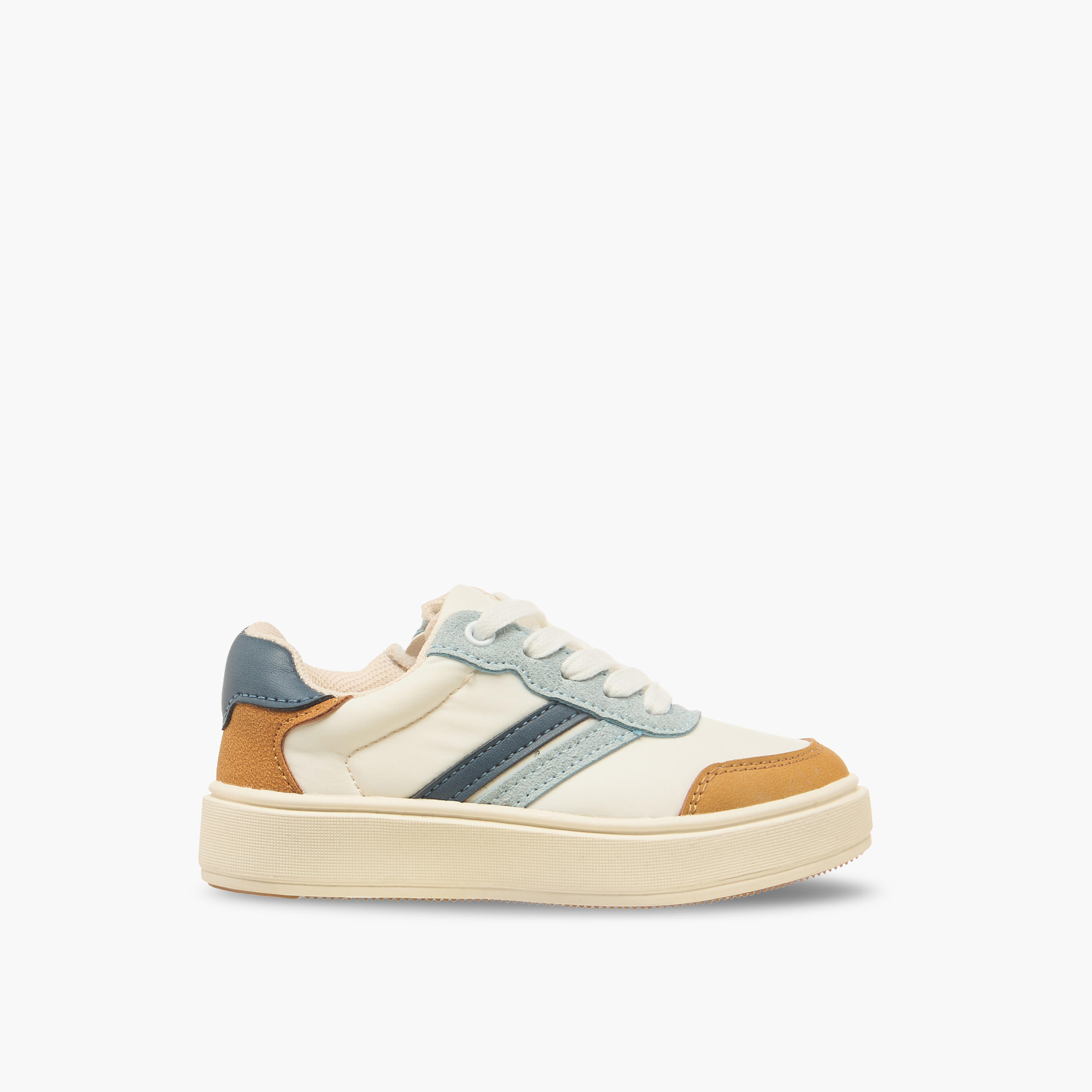 Juniors Boys Lace-Up Sneakers-boys-shoes-sneakers-image-3