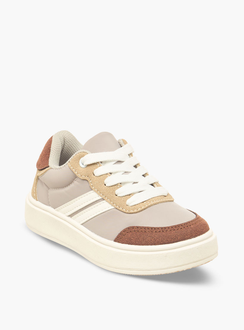 Juniors Boys Lace-Up Sneakers-boys-shoes-sneakers-image-2