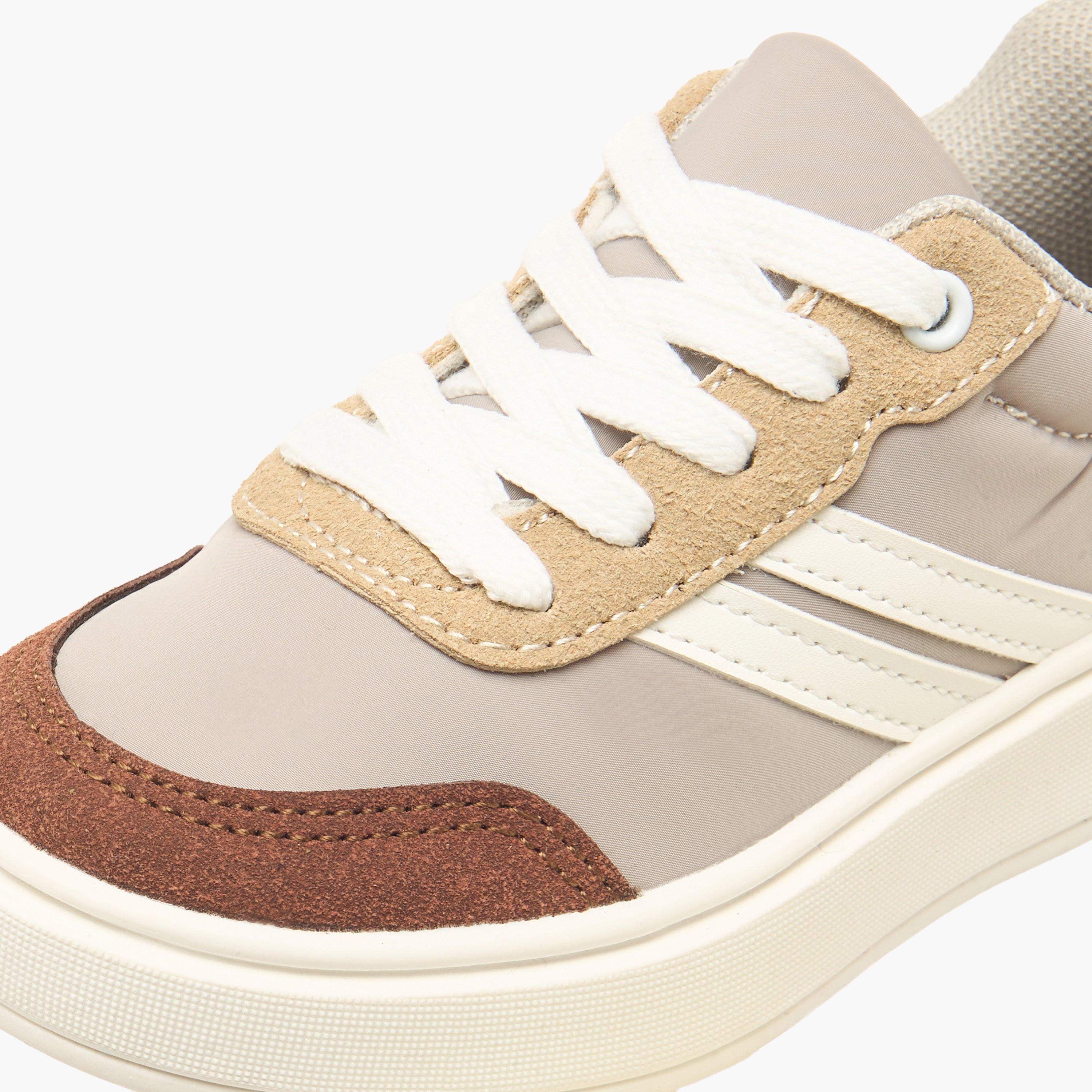 Juniors Boys Lace-Up Sneakers-boys-shoes-sneakers-image-4