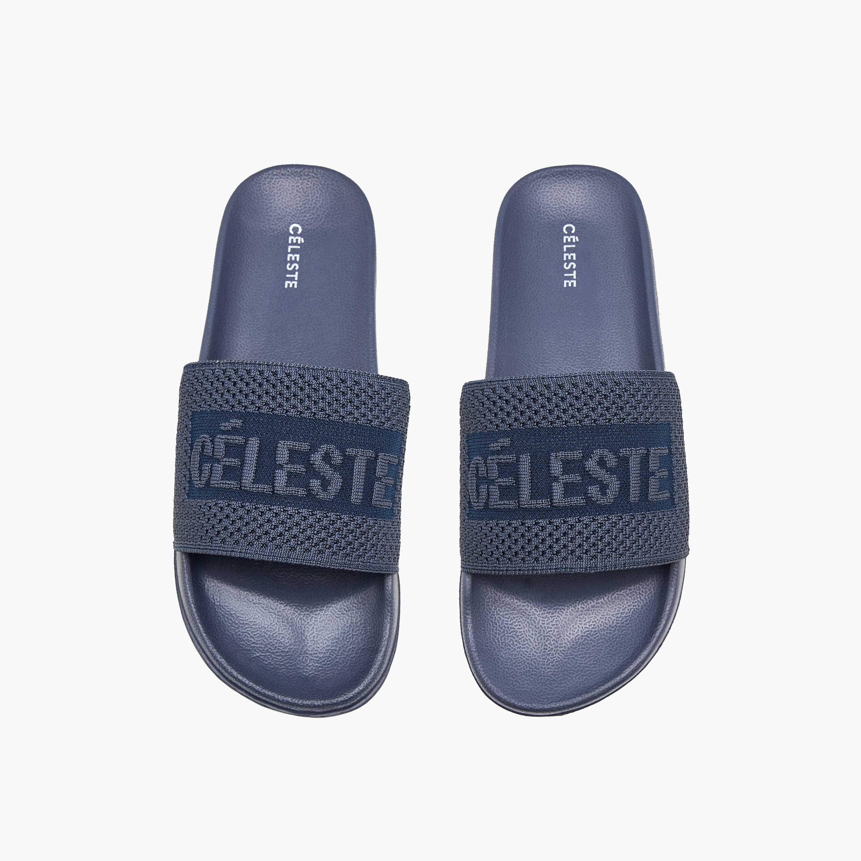 Celeste Women Logo Textured Slides-women-shoes-flipflopsandslides-image-1
