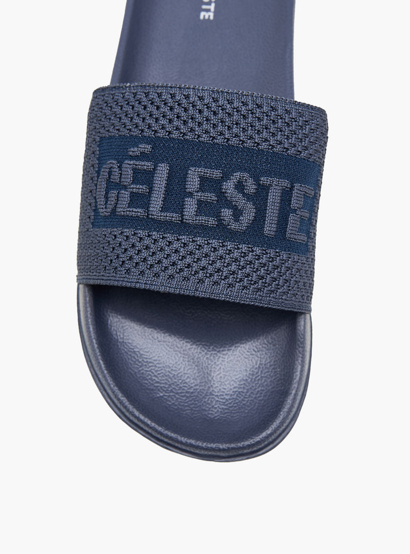 Celeste Women Logo Textured Slides-women-shoes-flipflopsandslides-image-3