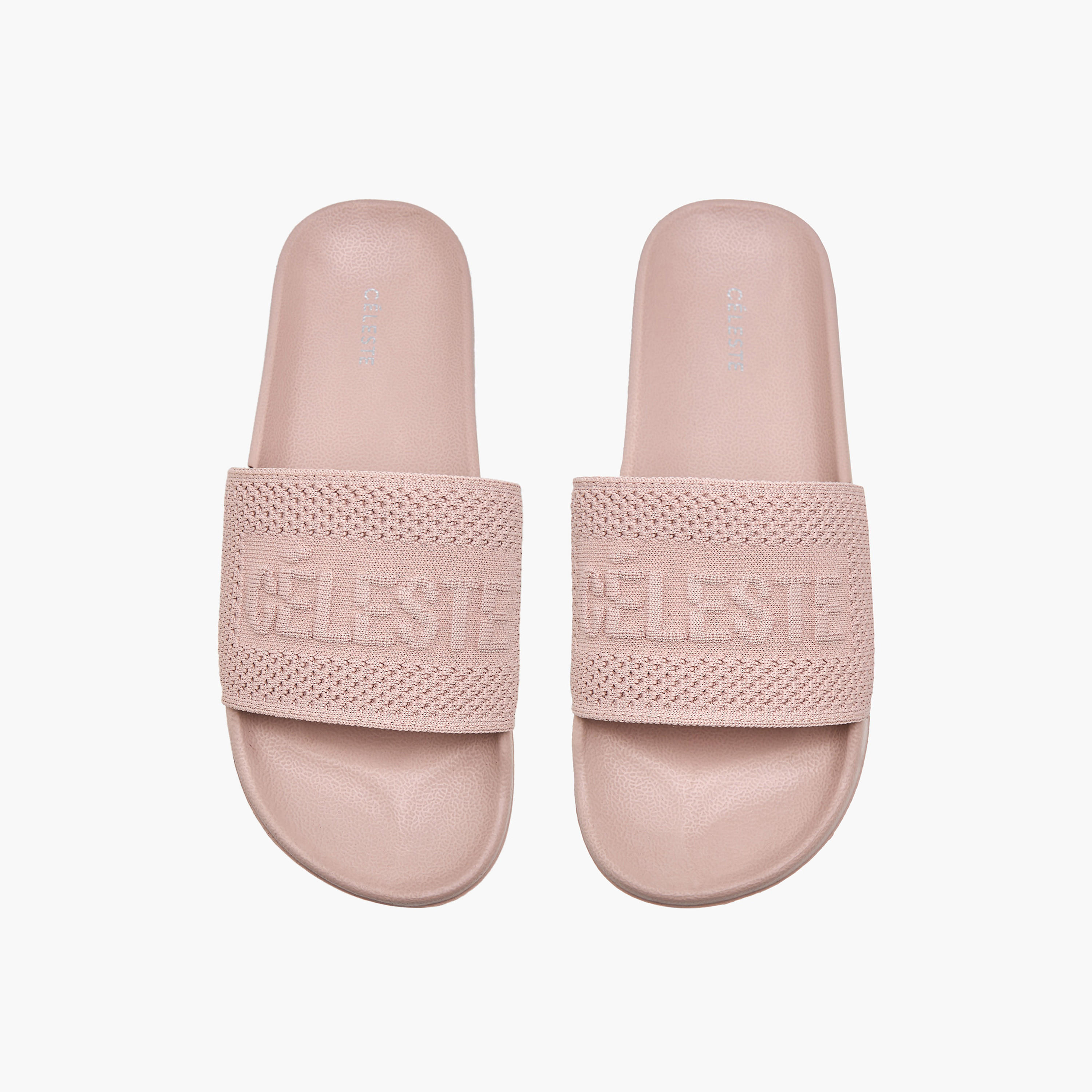 Celeste Women Logo Textured Slides-women-shoes-flipflopsandslides-image-1