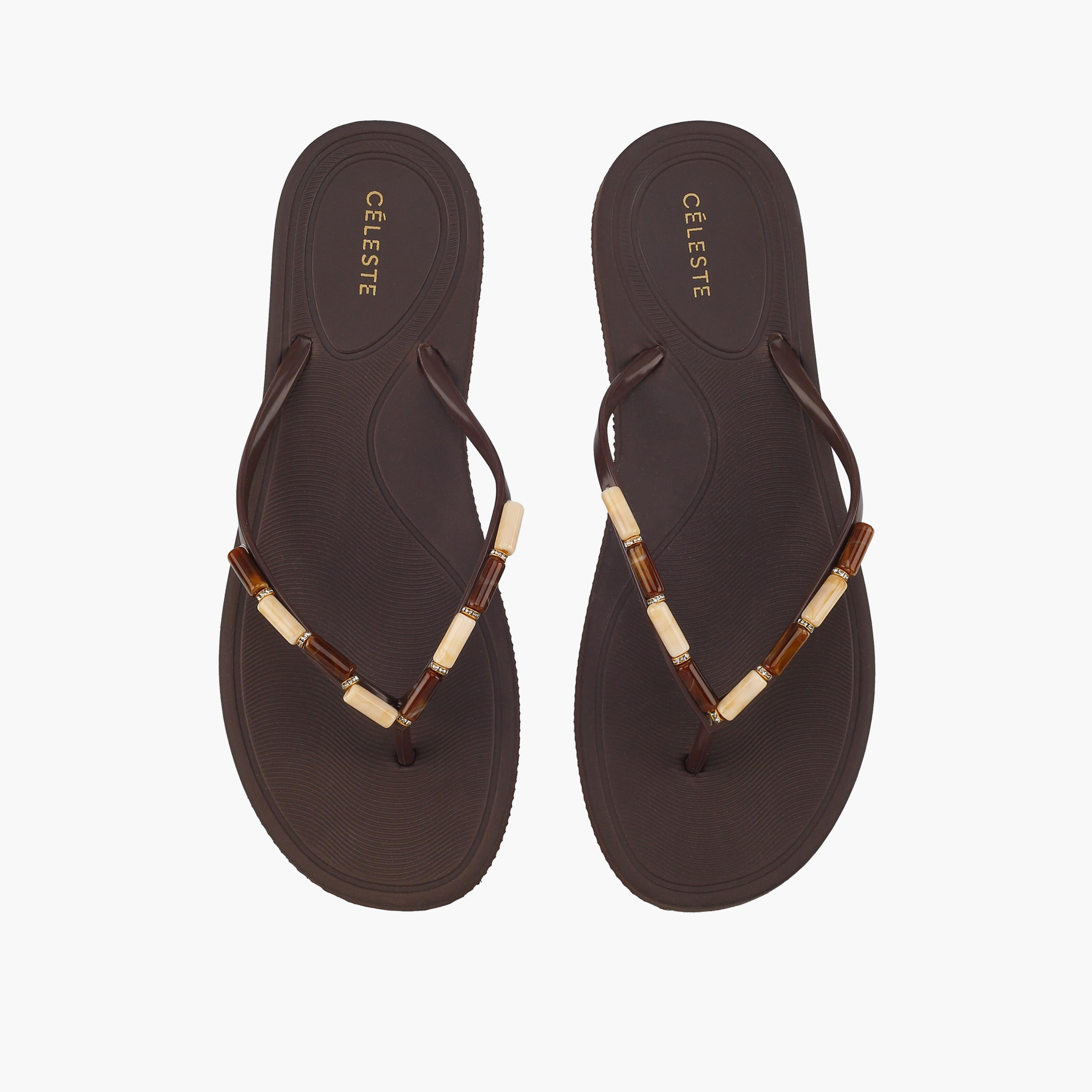 شبشب نسائي مزين بالخرز من سيليست-women-shoes-flipflopsandslides-image-1