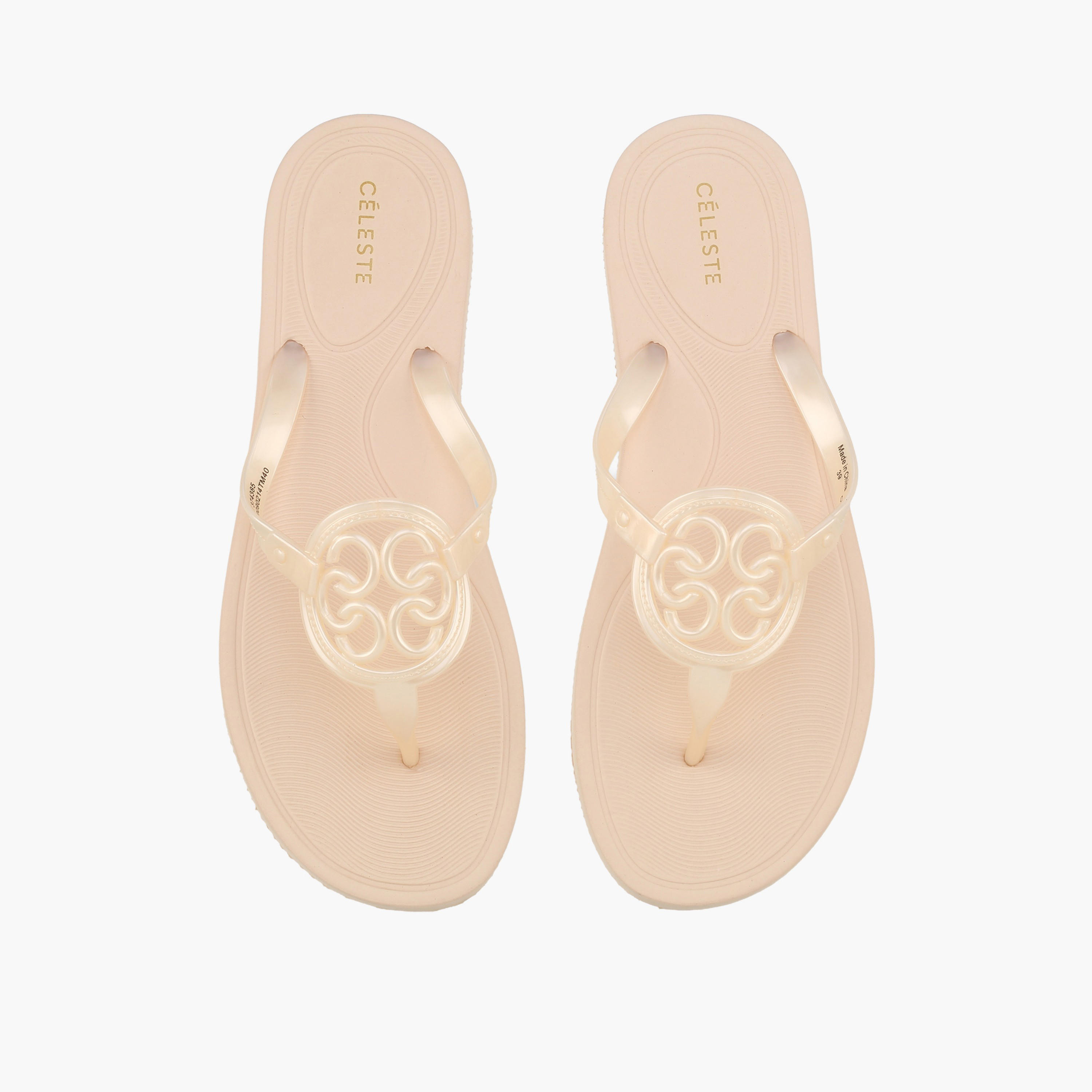 Celeste Women Monogram Flip Flops-women-shoes-flipflopsandslides-image-1