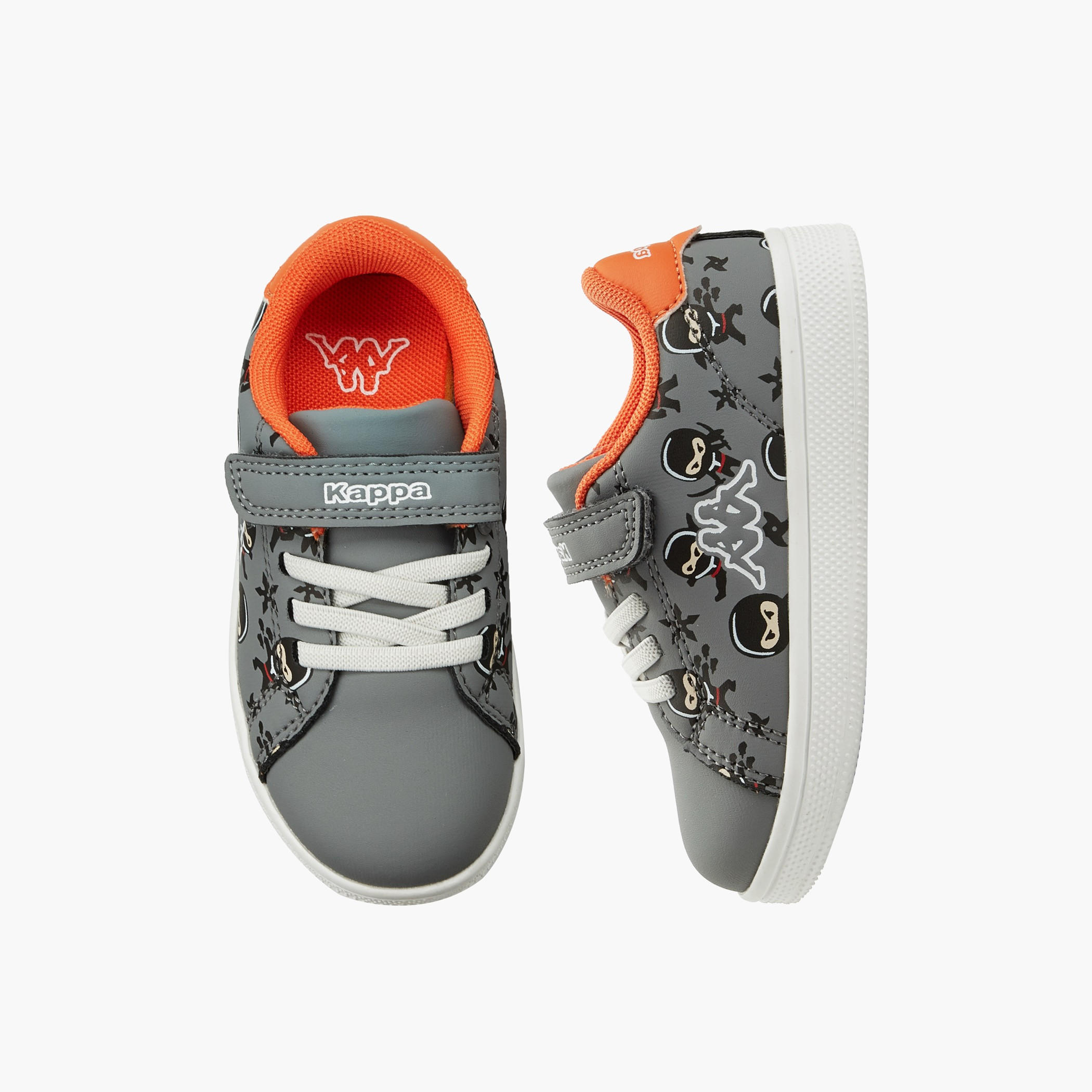 Kappa Boys Hook & Loop Sports Shoes-boys-shoes-sports-image-1